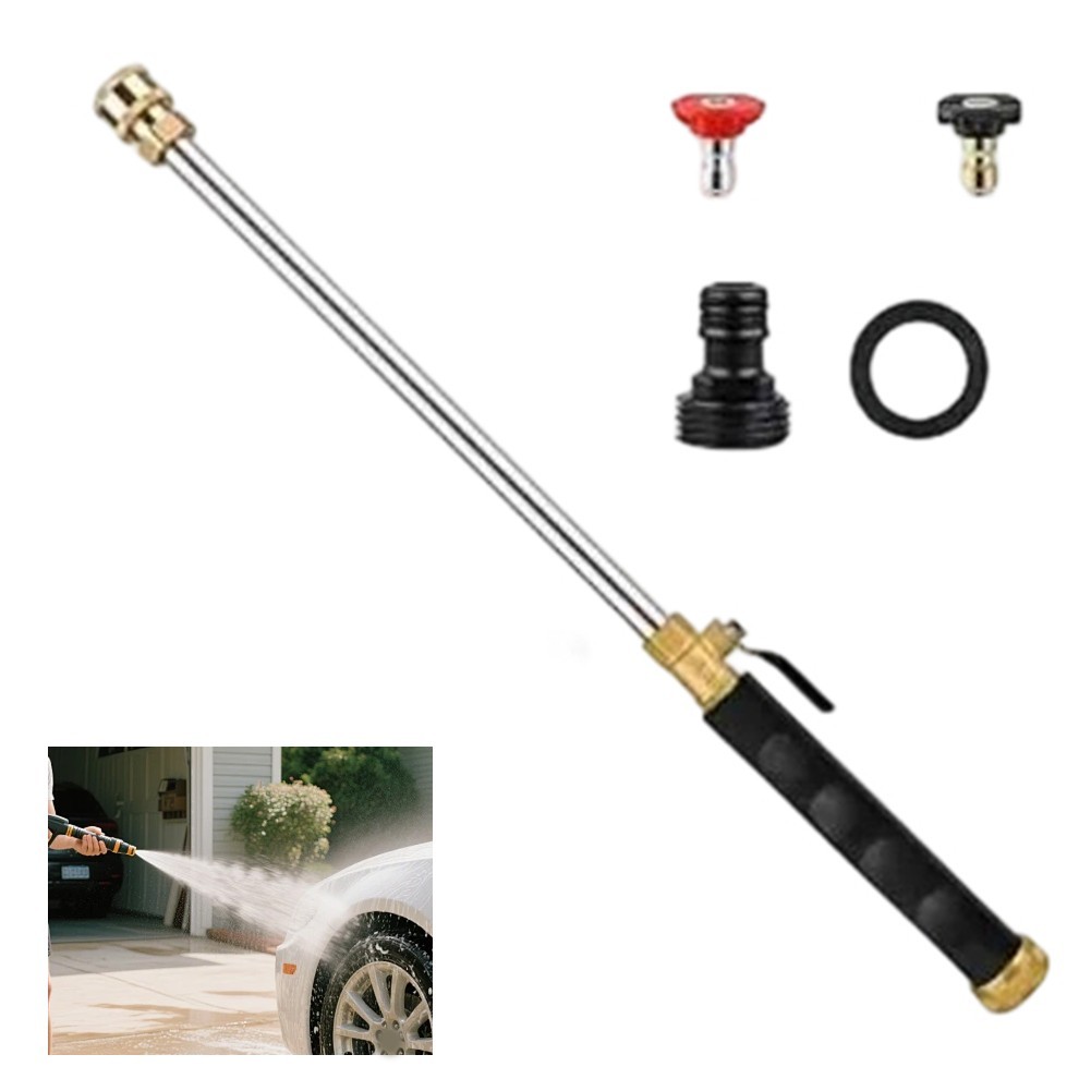 2 in 1 High Pressure Wand for Power Washer Aluminum For Alloy TPR Material