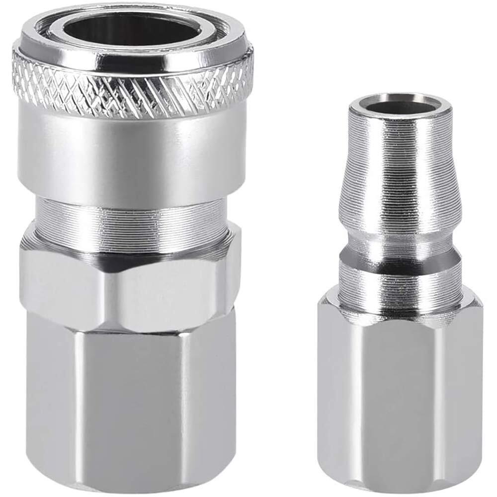 Sf20 + Pf20 Air Tool Pressure Washer Female High Flow Coupler Plug G1/4 Quick Co