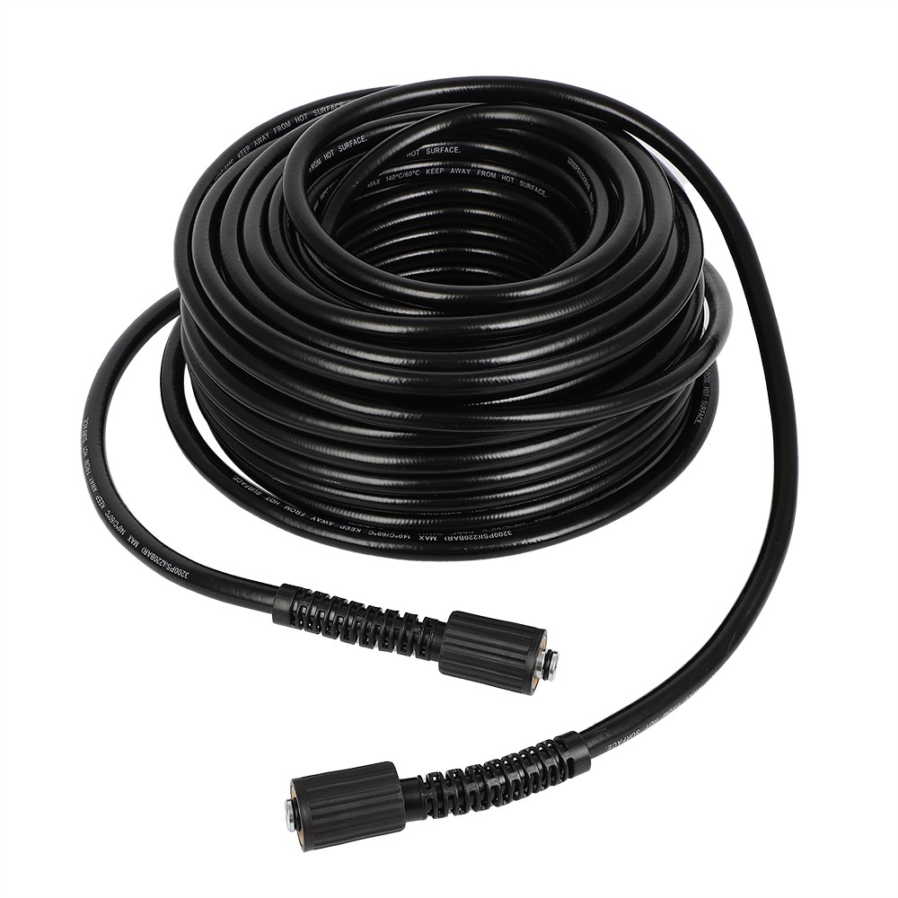 100Ft 3200 PSI Pressure Washer Hose with M22 to 3/8″ Quick Connect Adapter