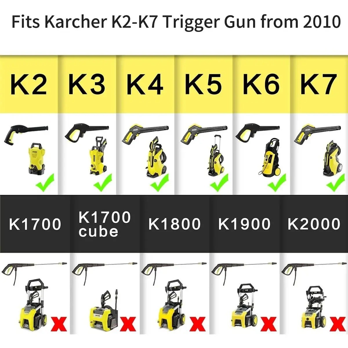 750ML Snow Foam Lance for Karcher K2-K7 Adjustable Car Wash Sprayer