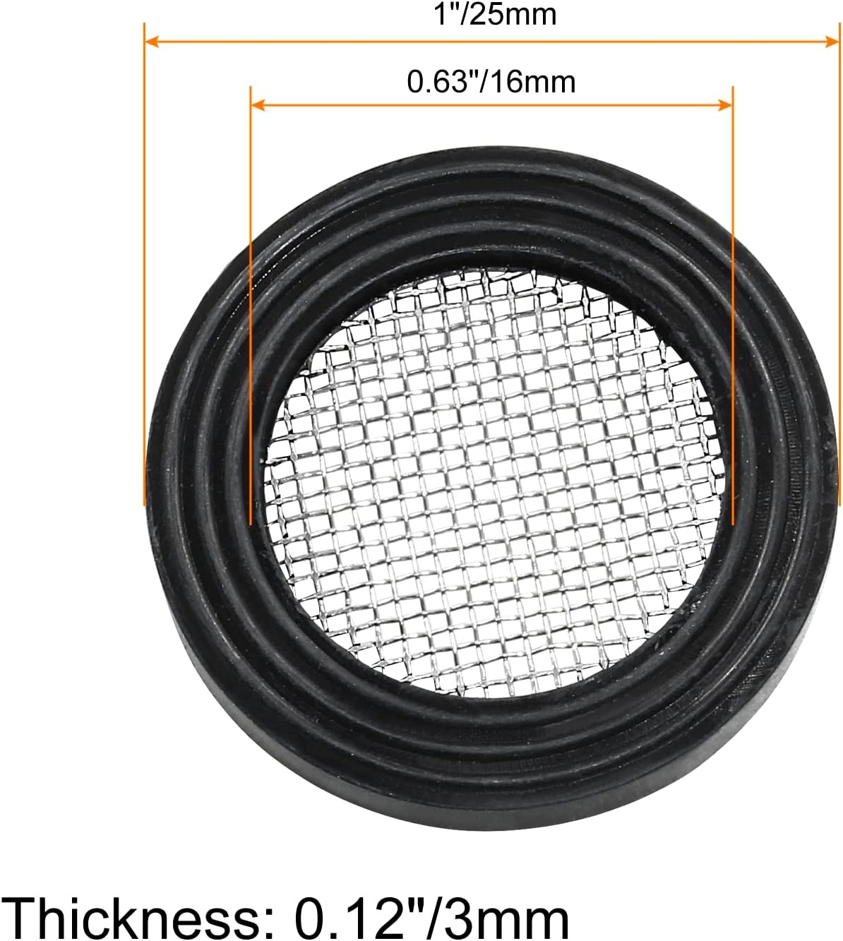 20pcs Stainless Steel Garden Hose Screen Filter, Pressure Screen Washer Hose