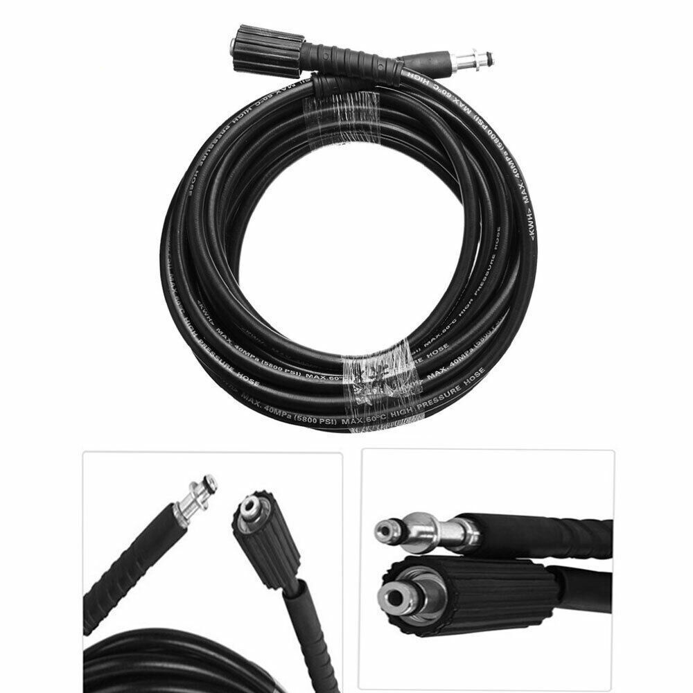 1X 6M/8M/10M High Pressure Washer Extension Hose Pipe Cleaner Replacement Kit