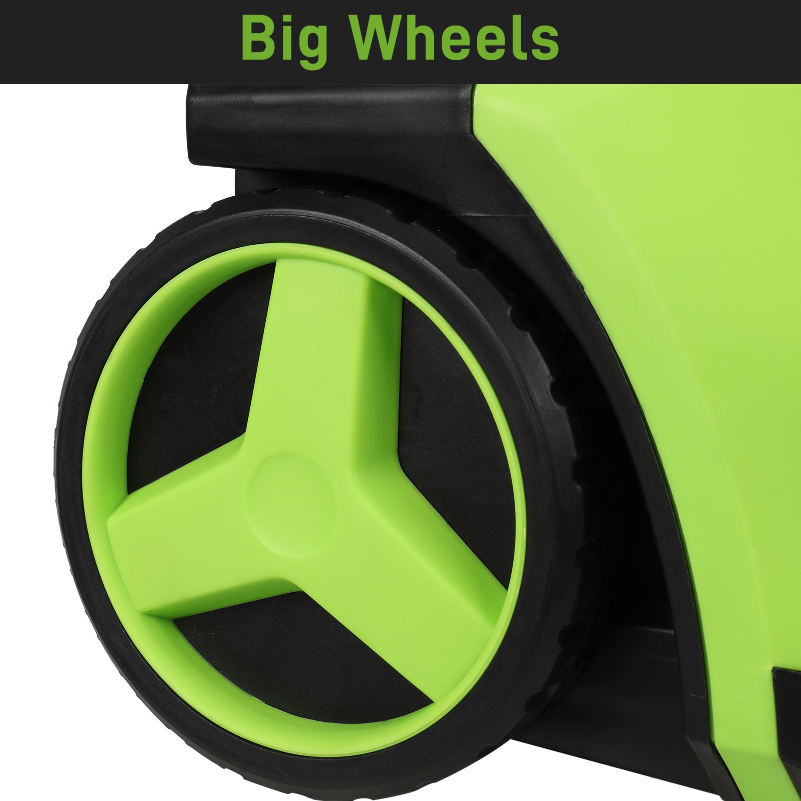 3800PSI Electric Pressure Washer with Touch Screen Adjustment Pressure Green