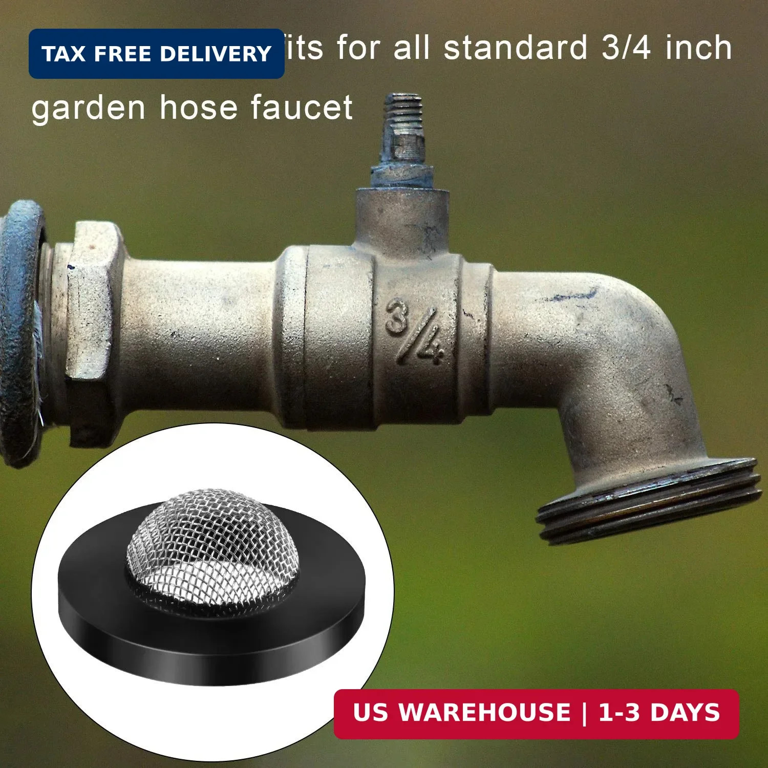 20 Pcs Hose Washers with Screen Filter for 1″ Inlet, Fits 5/8″ & 3/4″ Hoses