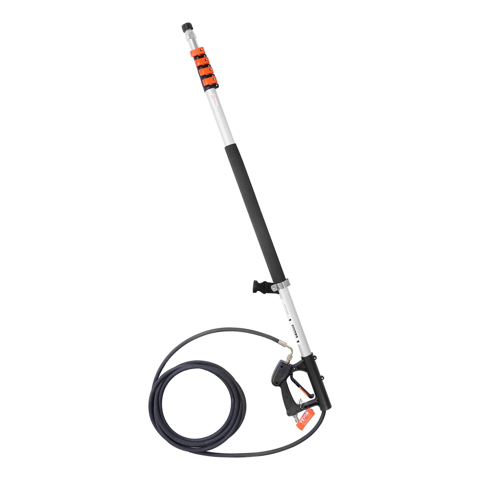 VEVOR Pressure Washer Telescoping Wand 24 ft 4000 psi Spray Gun with 7 Nozzles