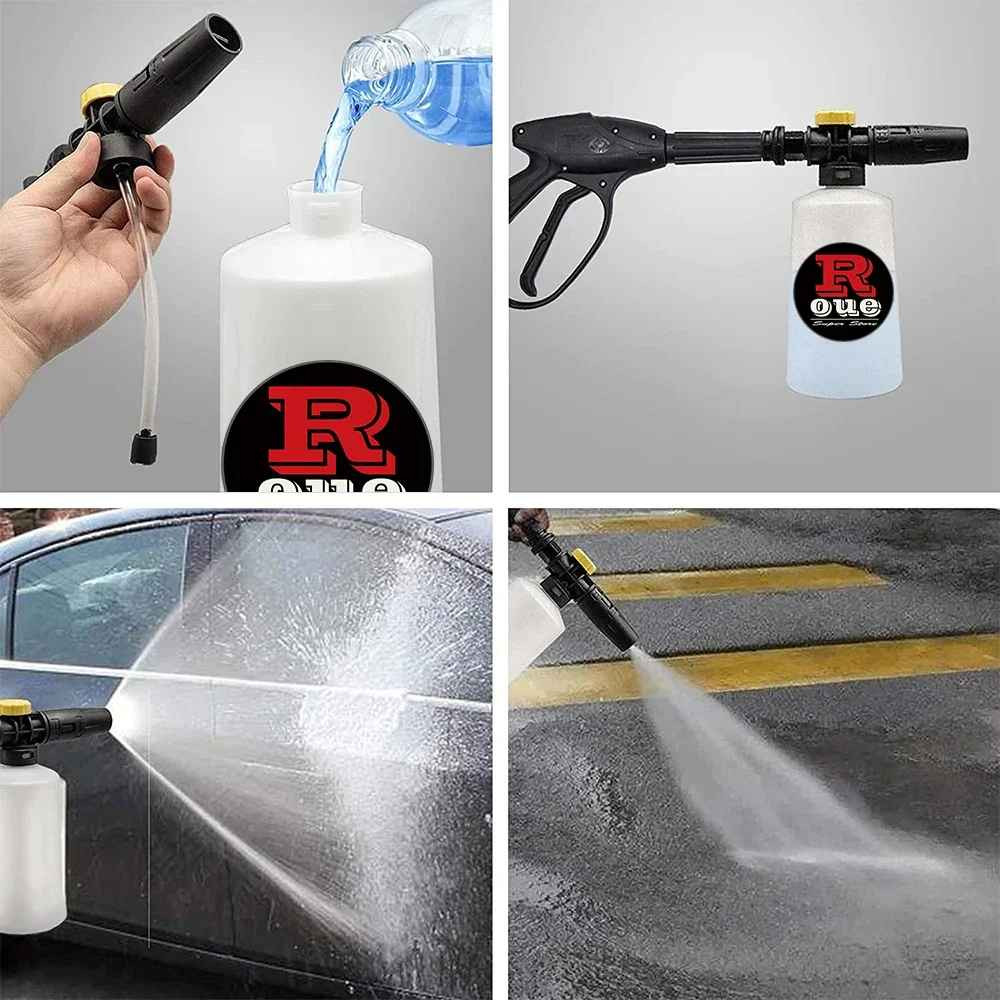 Foam Cannon for Karcher K2 K3 K4 K5 K6 K7 Adjustable Snow Cannon Foam Lance Kit