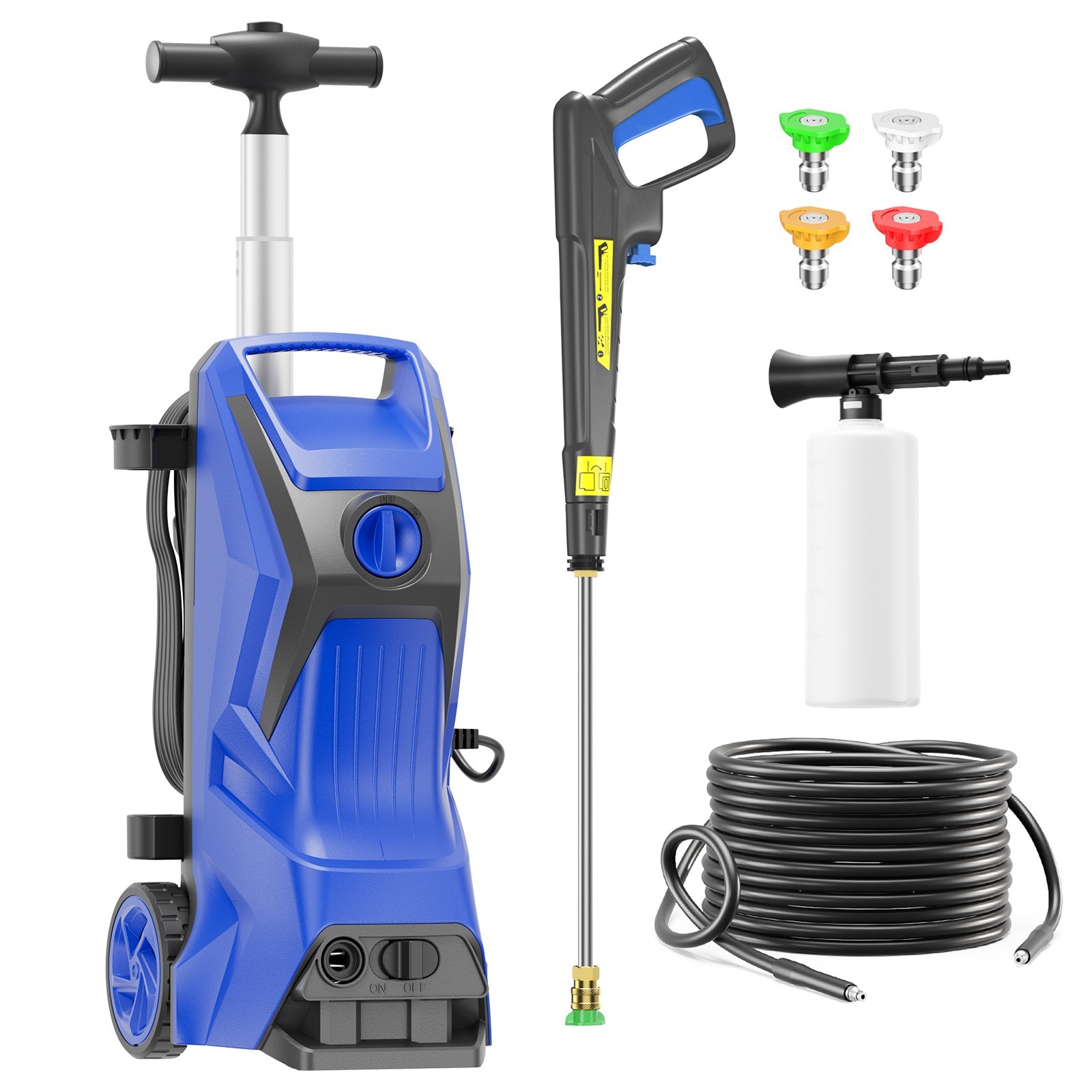 5350PSIMAX 3.7GPM Electric Pressure Washer High Power Jet Garden Patio Cleaner