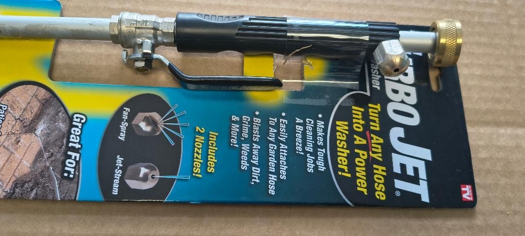TURBO JET Power Washer Garden Hose Attachment # 1000243 Free US Shipping