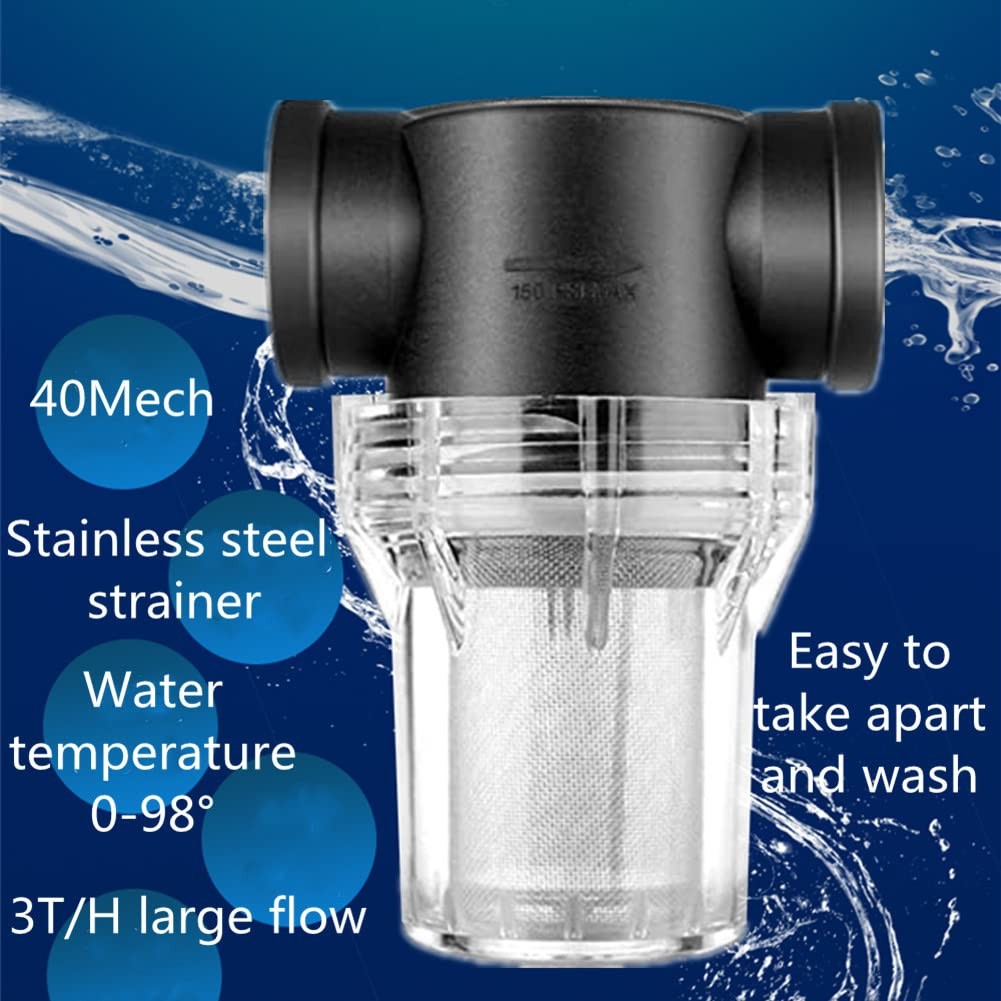 Sediment Filter Pressure Washer Filter Stainless Steel Filter 40Mesh Screen f…