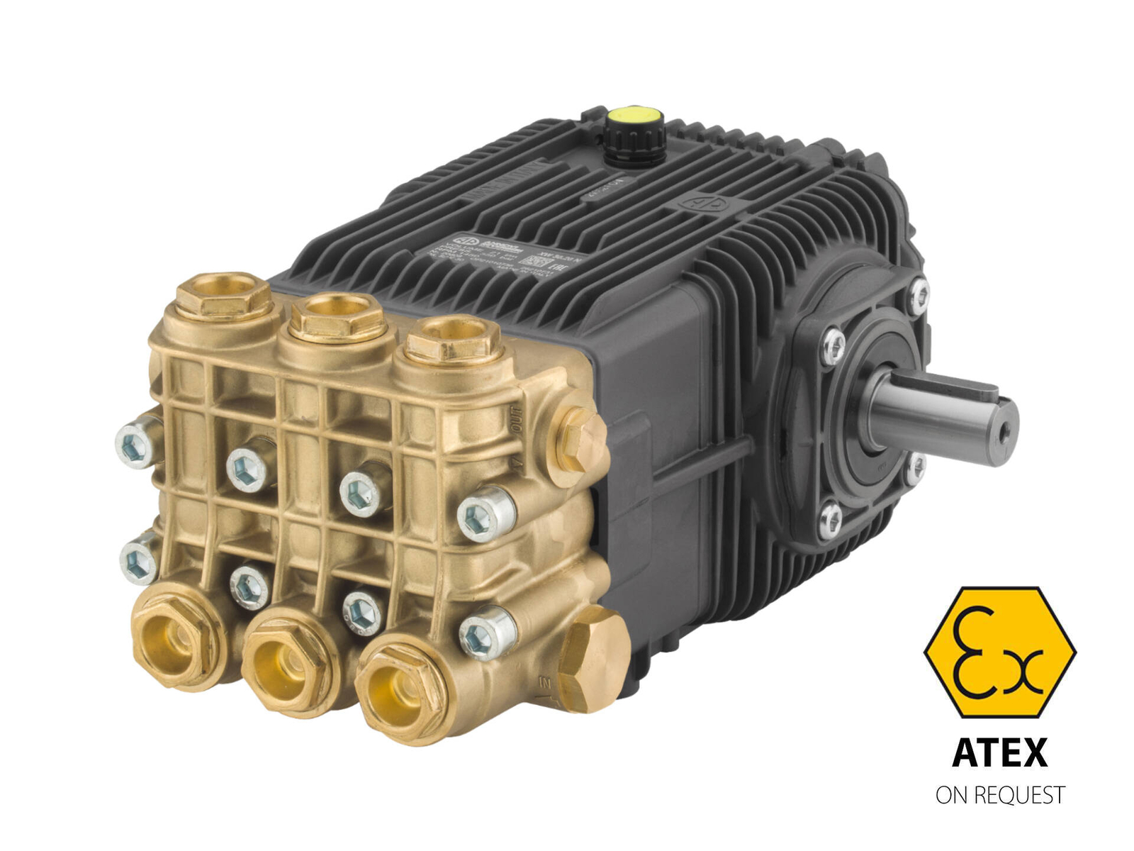 AR XW3025N-CR Triplex Pump 7.92GPM 3600PSI 1450RPM with AR1698 Gearbox