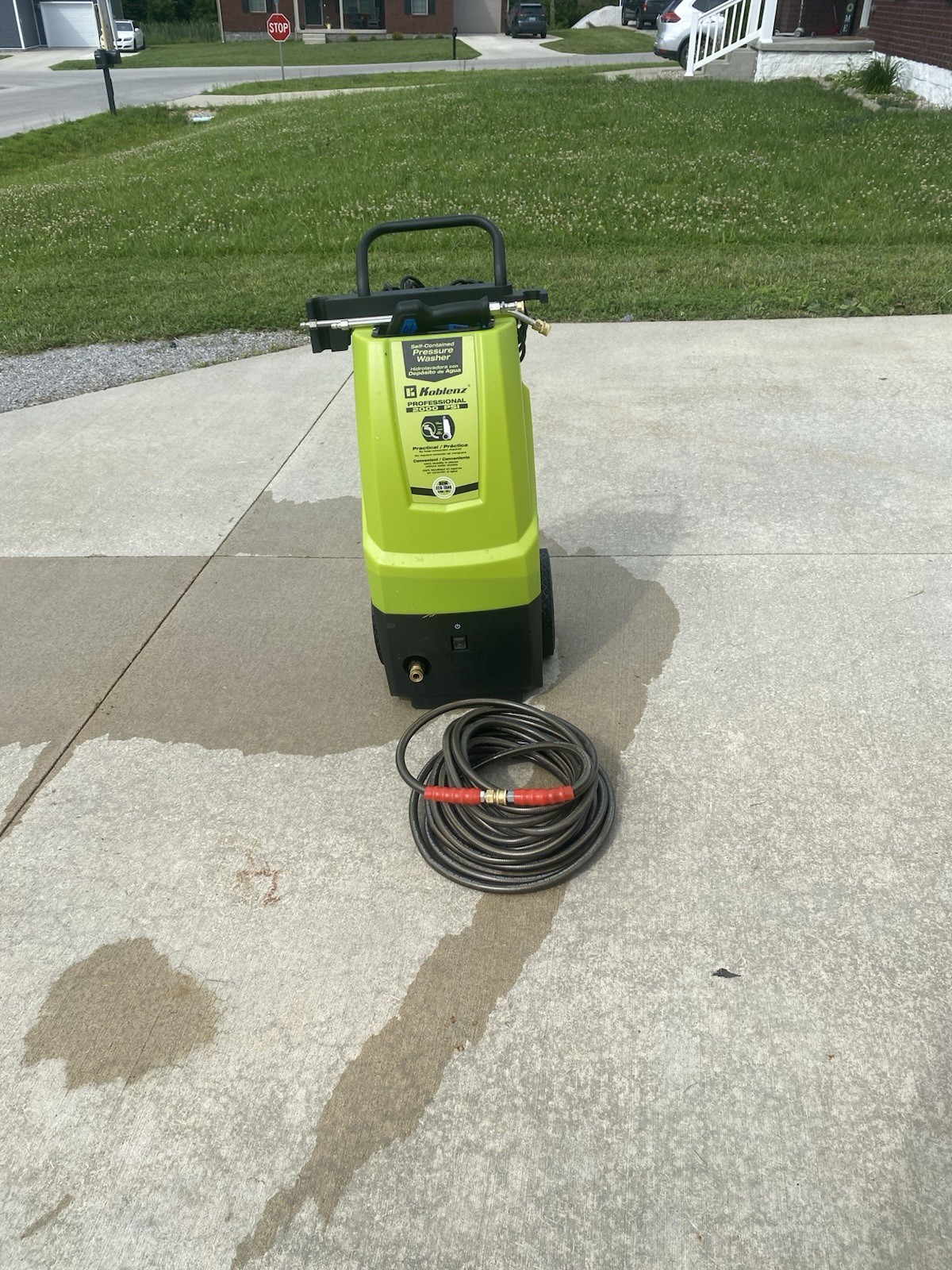 Koblenz HLT 380 Cold Water Corded Electric Pressure Washer 2000psi