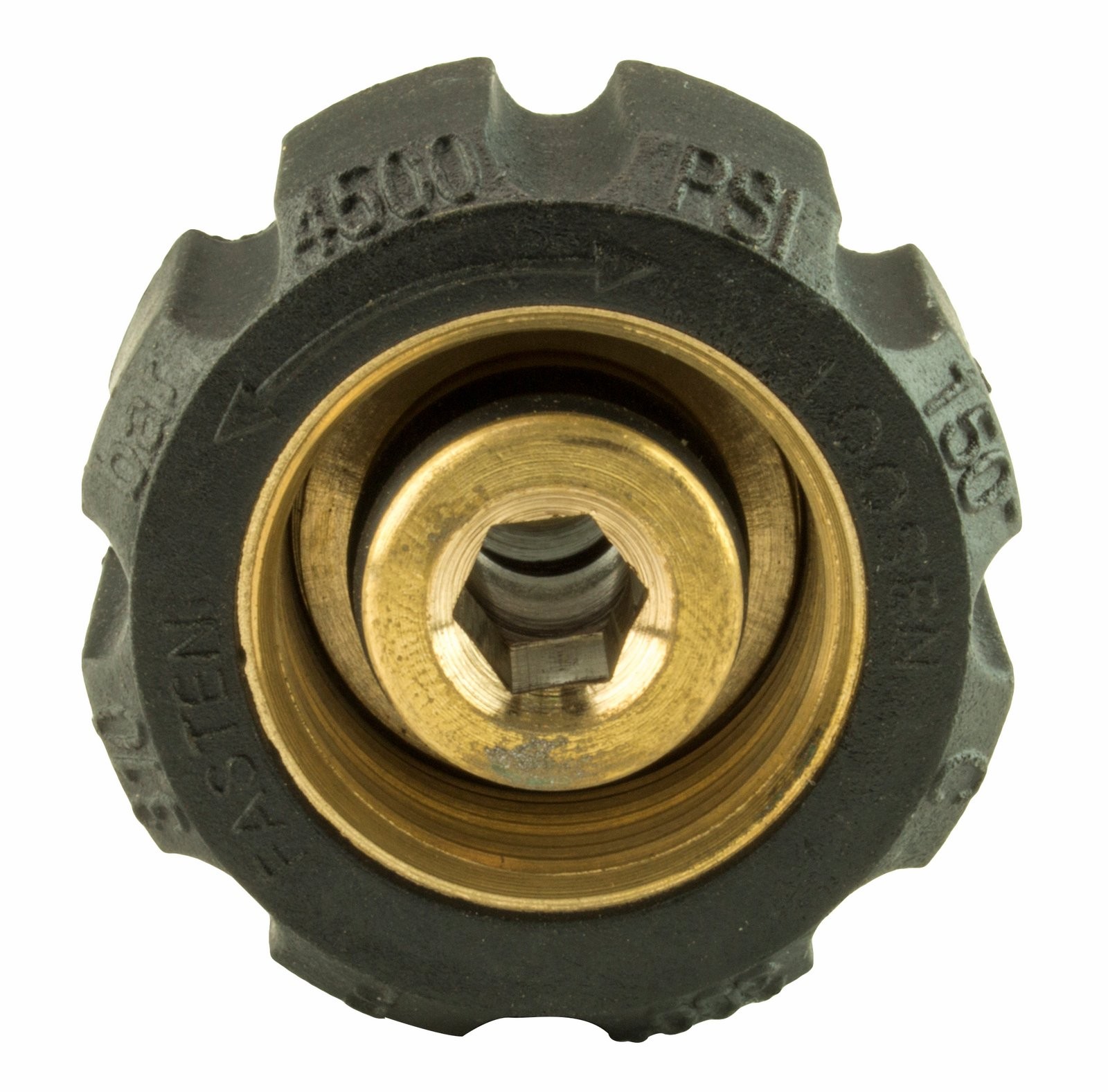 Erie Tools Brass 22mm x 3/8″ Twist Quick Connect Plug Pressure Washer Adapter