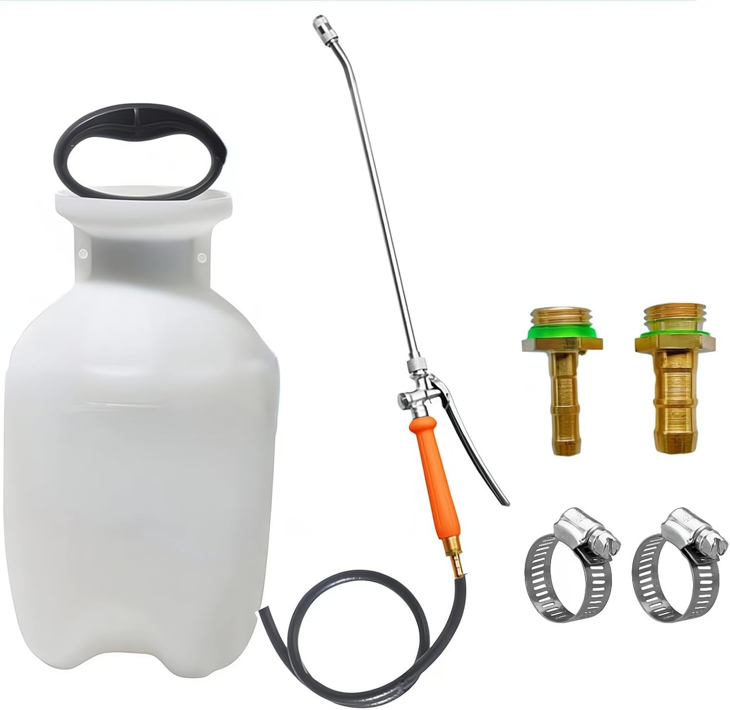 24 Inches Metal Sprayer Wand Compatible with Pump Sprayer 1/4″ & 3/8″ Brass