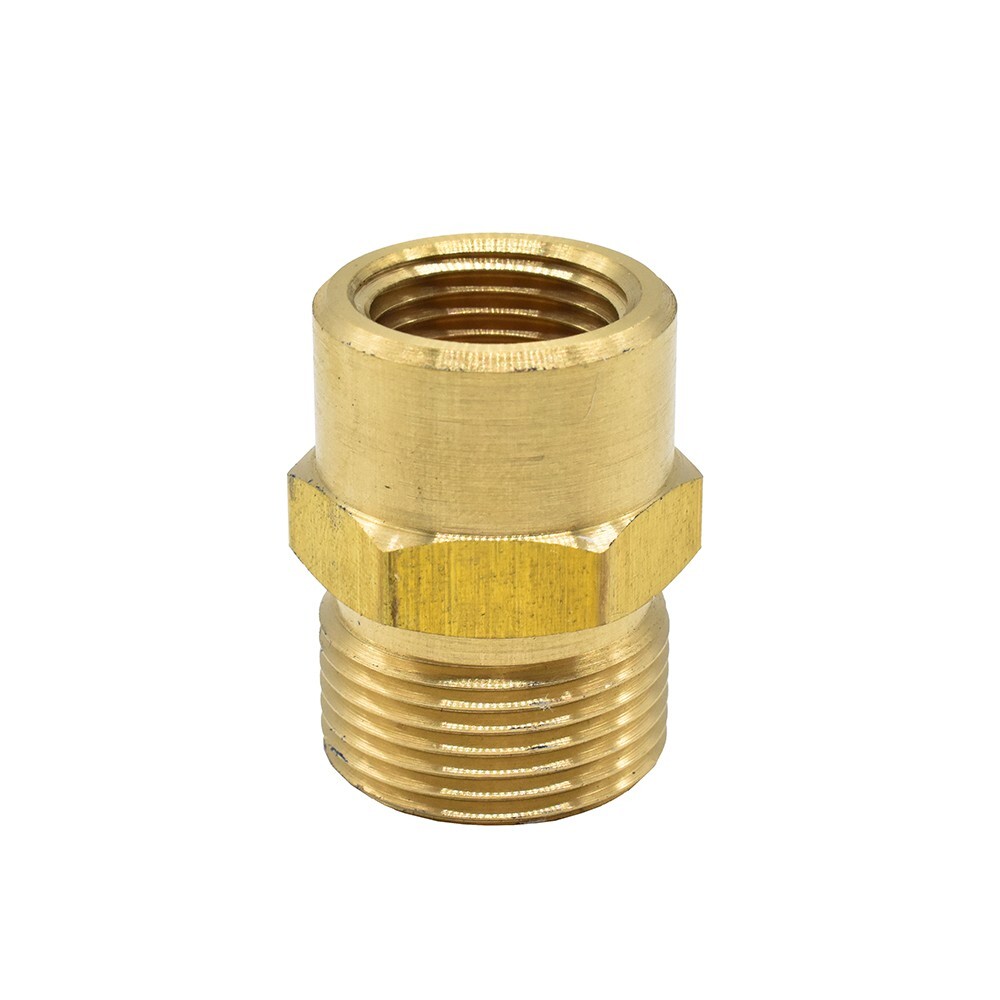 Interstate Pneumatics PW7150 Pressure Washer M22 x 1/4 Inch FNPT Brass Adapter