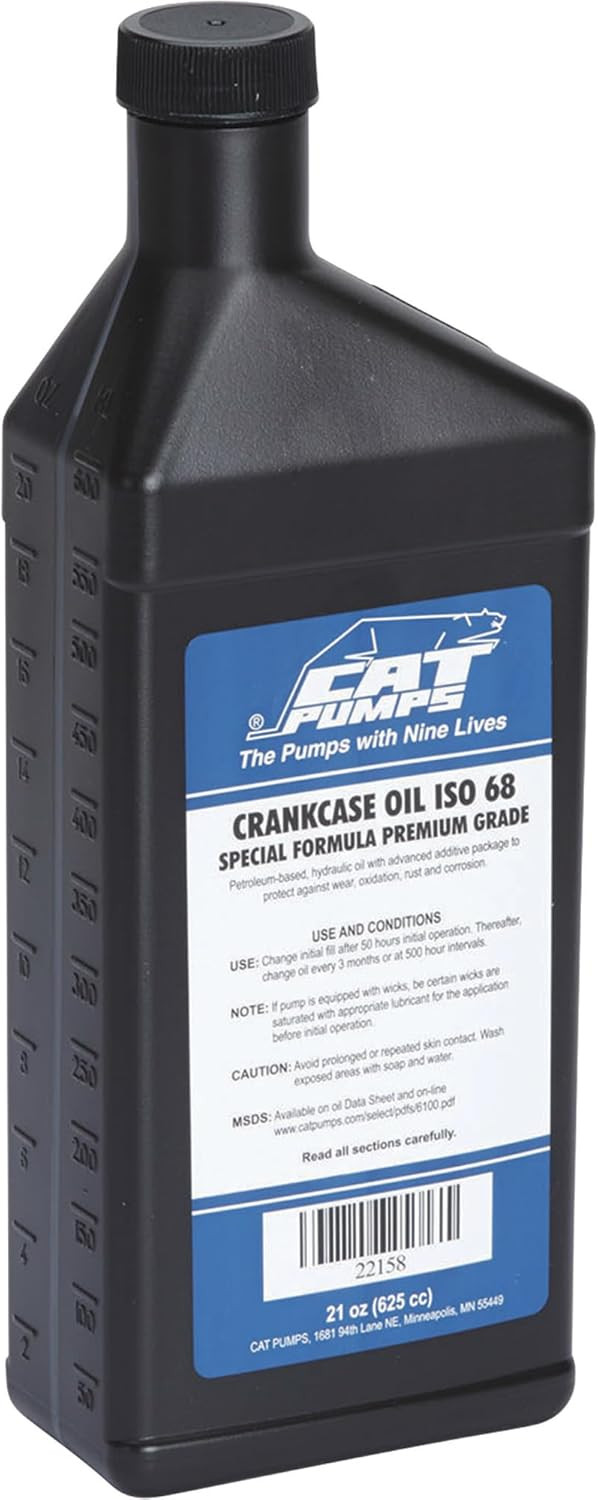 Cat Pumps 6105 Crankcase Oil 68, 5 Gallon Twin Pack