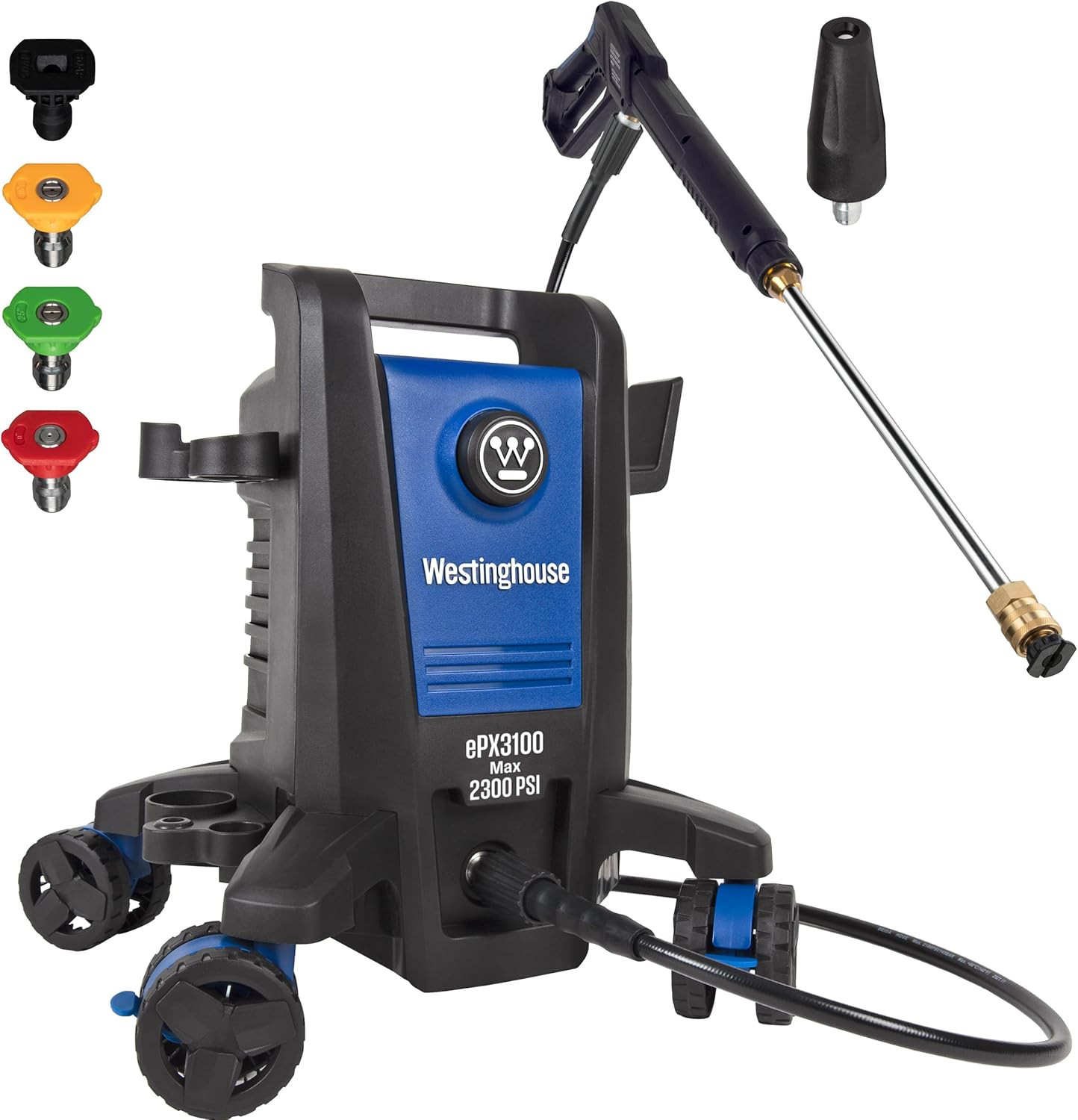 Epx3100 Electric Pressure Washer, 2300 Max PSI 1.76 Max GPM with Anti-Tipping Te