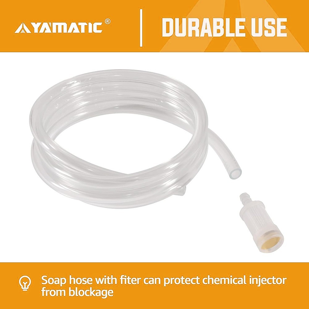 YAMATIC Adjustable Chemical Injector Kit for Pressure Washer,M22-14mm Connectors