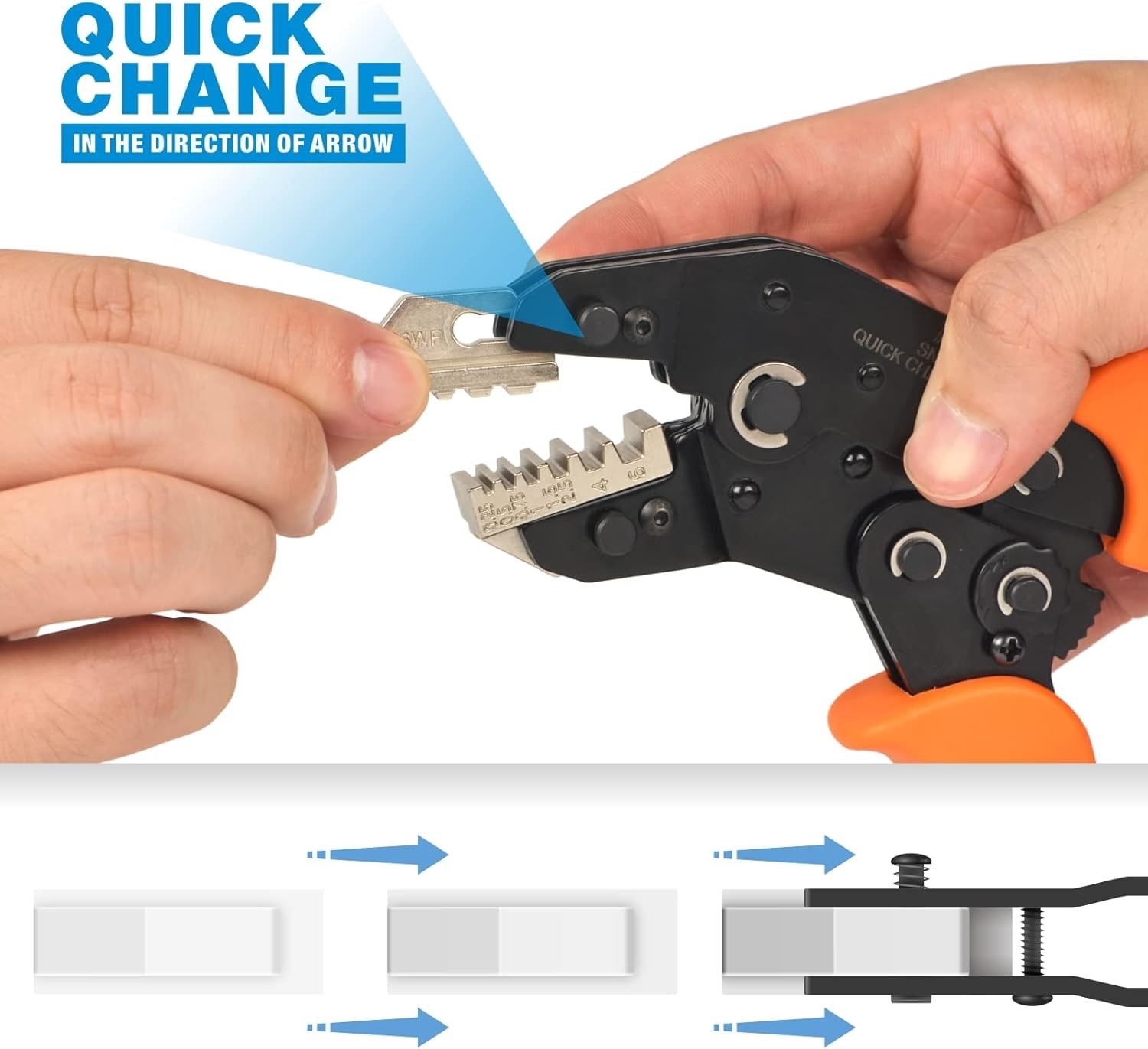 iCrimp Quick Change Ratcheting Crimper Tool Kit, Automotive Service Kit, for …