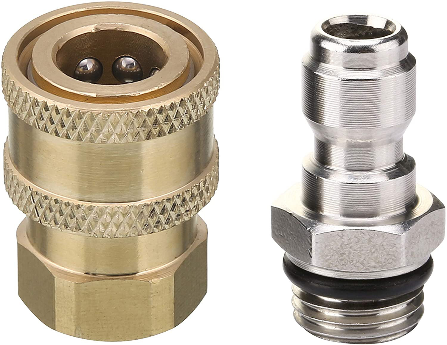 Pressure Washer Adapter Set, 1/4 Inch Quick Disconnect Kit, 5000 PSI