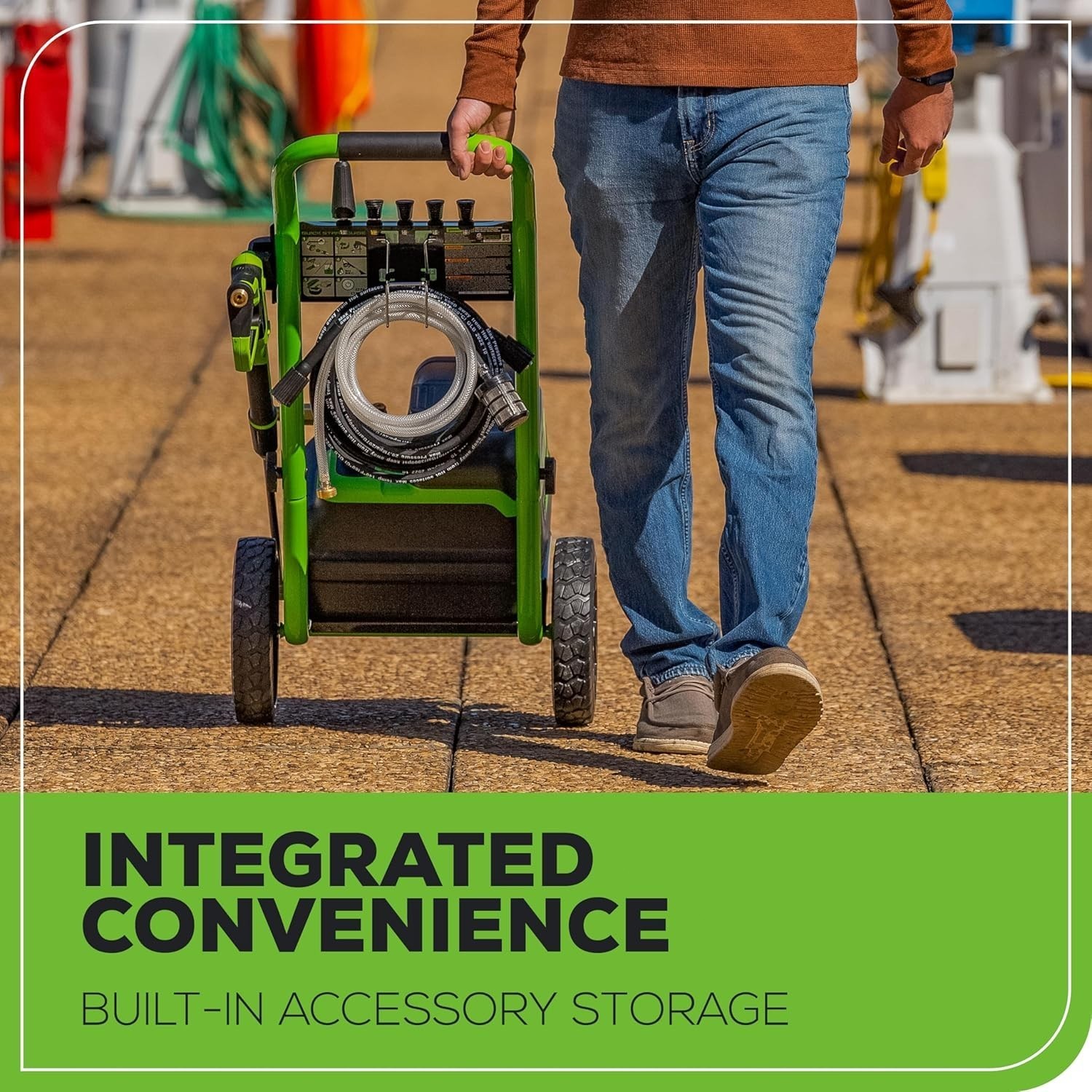 Greenworks 80V 3000PSI Pressure Washer w/ (2)x5Ah Battery & DualPort Charger