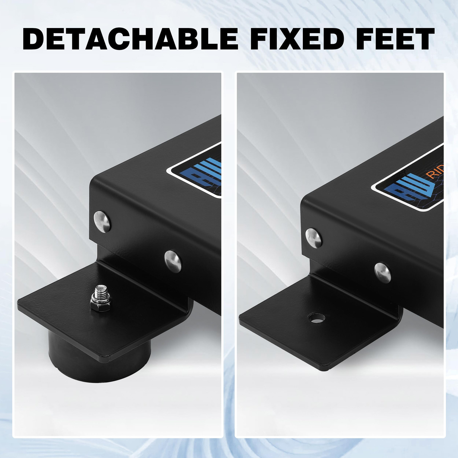 Pressure Washer Skid Plate Frame Painted Steel with Detachable Fixed Rubber