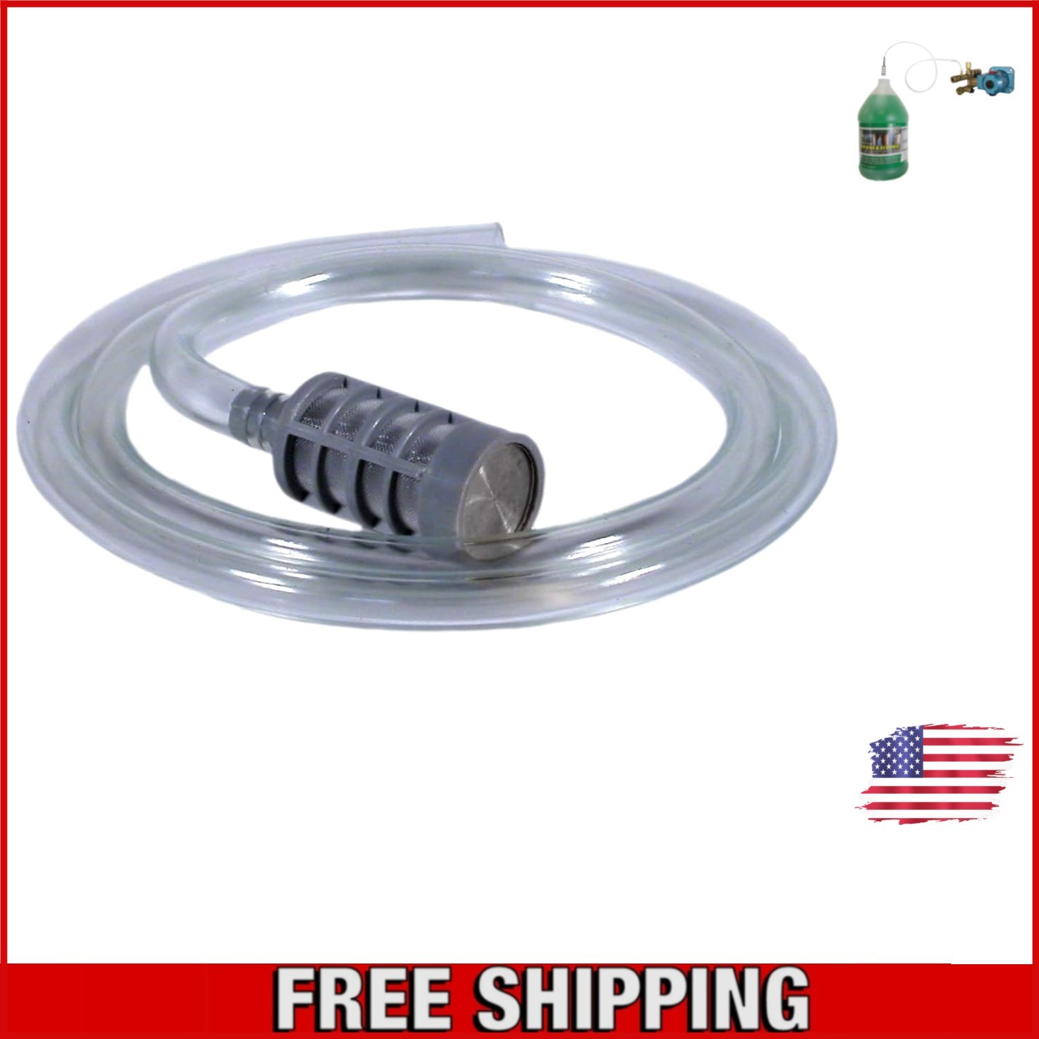 Durable 3ft Soap Tubing Kit for Pressure Washers – Low Pressure Filter Included