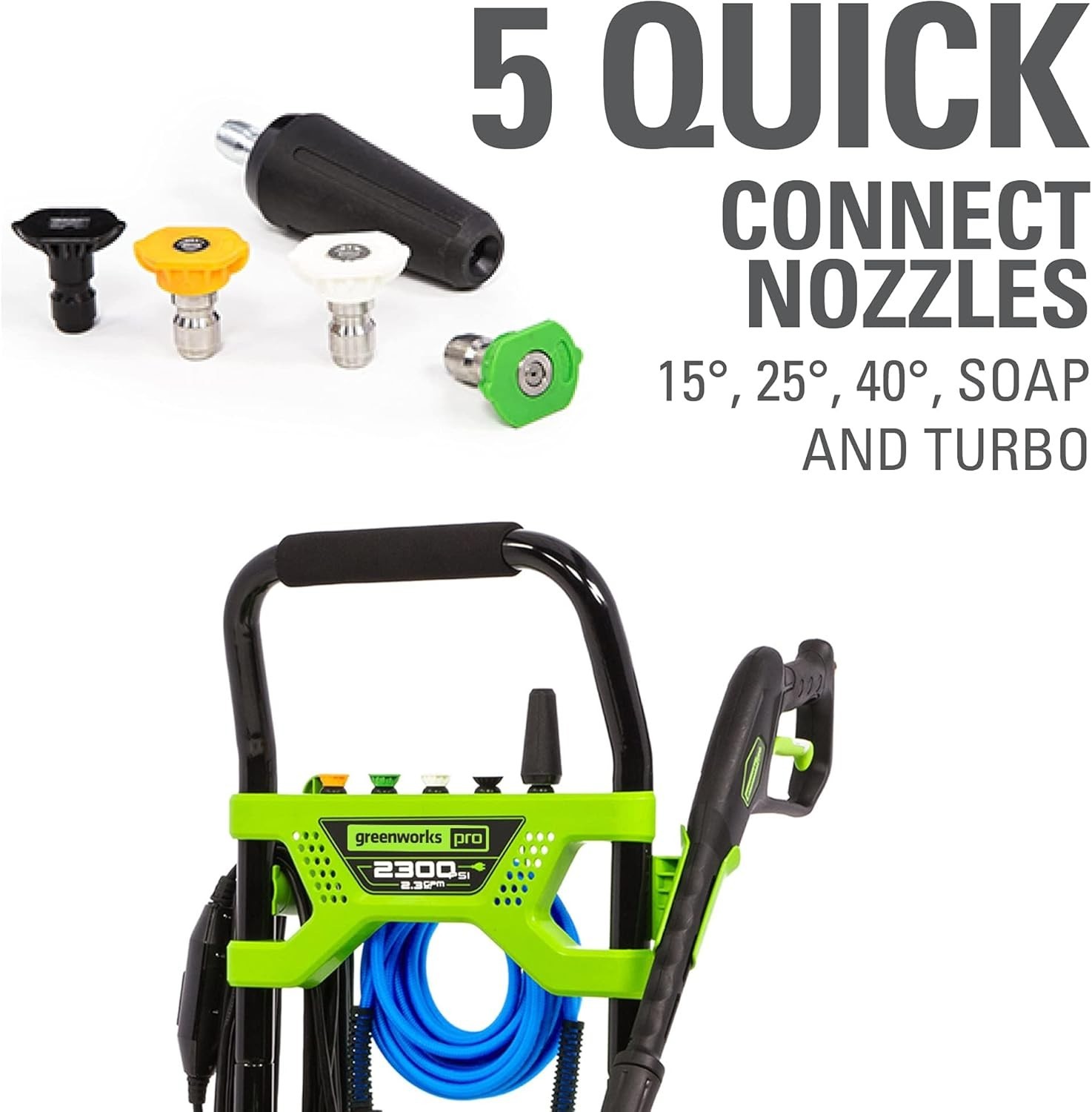 TruBrushless Electric Pressure Washer 2300 PSI, 2.3 GPM – Perfect for Homeowners