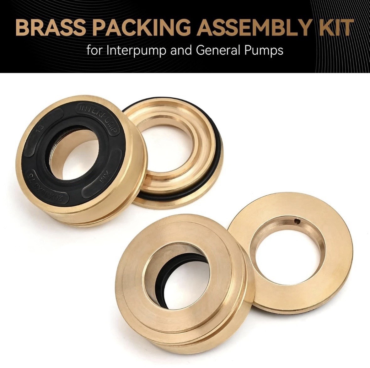 20mm Pressure Washer Pump Rebuild Kit – Compatible Seal Set for T1011 Series