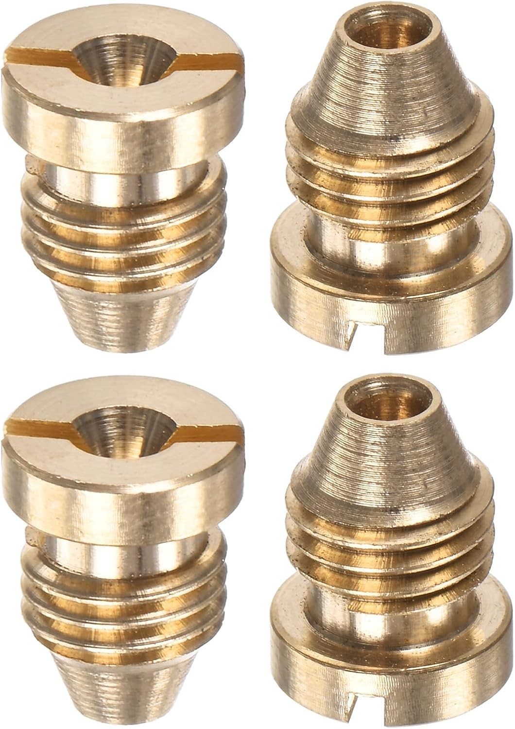 4-Pack Foam Cannon Orifice Nozzle, 1.4mm Brass Universal Thread Tips for Snow…