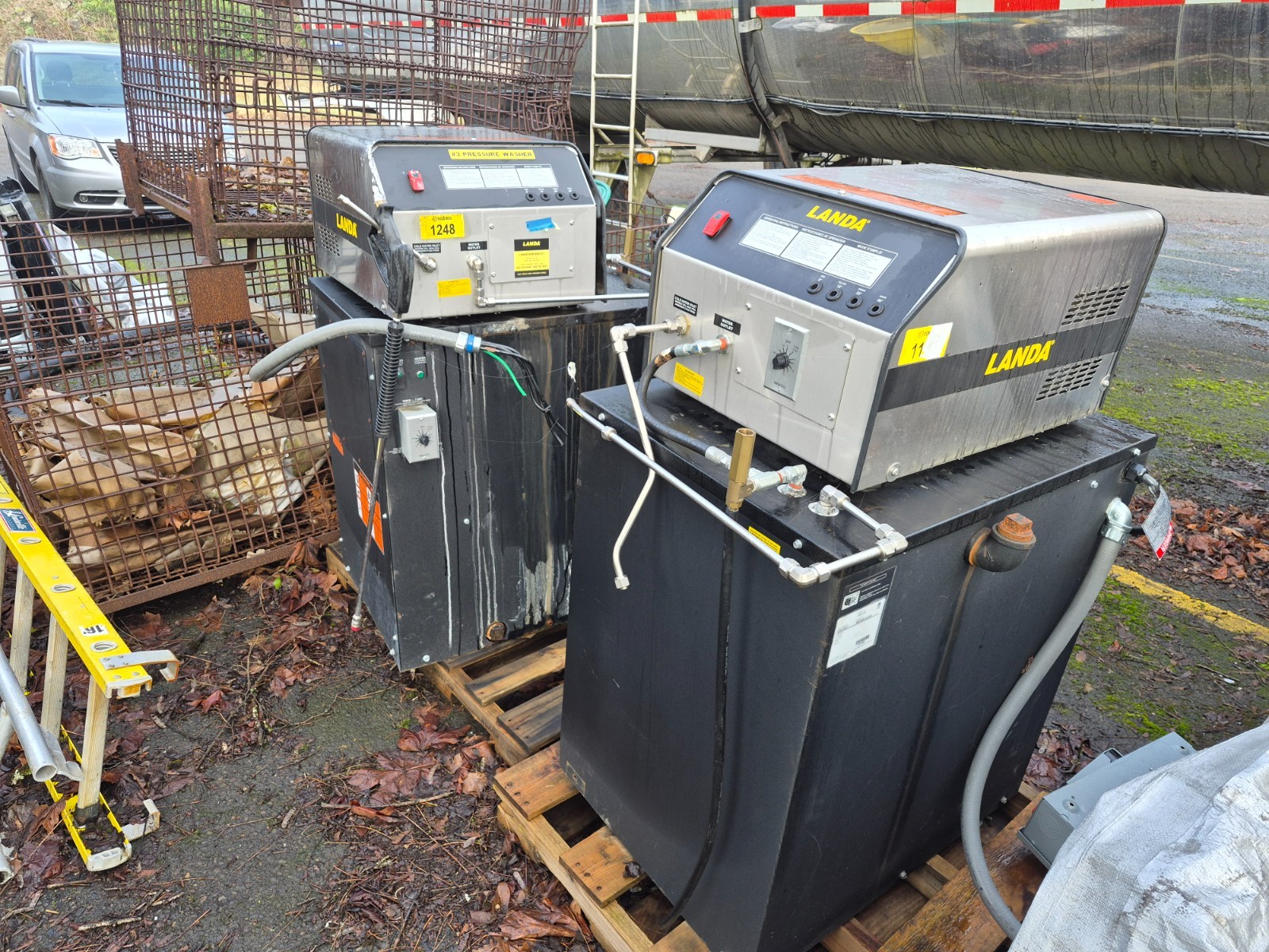 LANDA Heated Pressure Washer Model No. EHW4-30024F, 3000PSI, Max Temp 120F