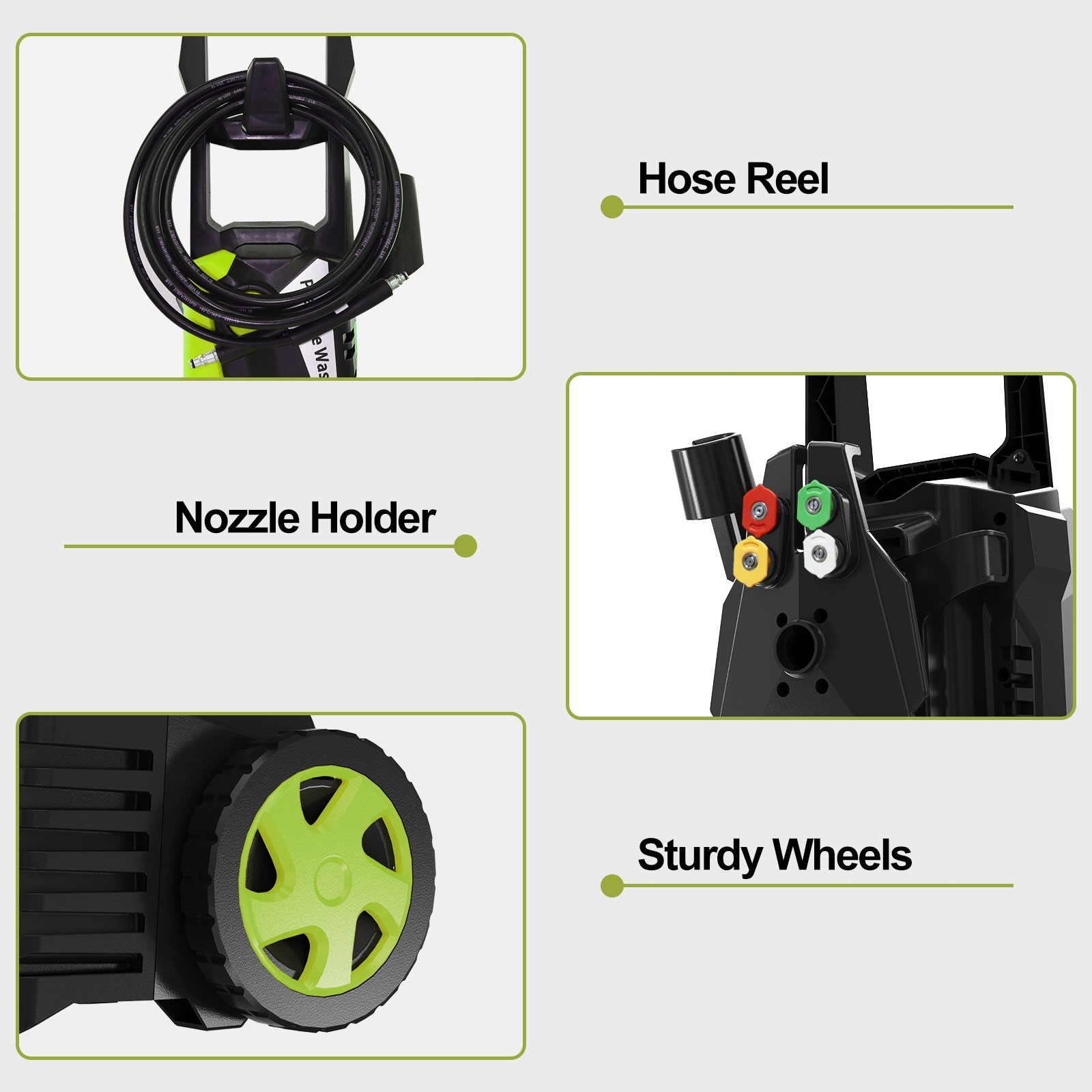 Pressure Washer 4200PSI 2.5GPM, Steel Lance, Total Stop System, for Car Wash