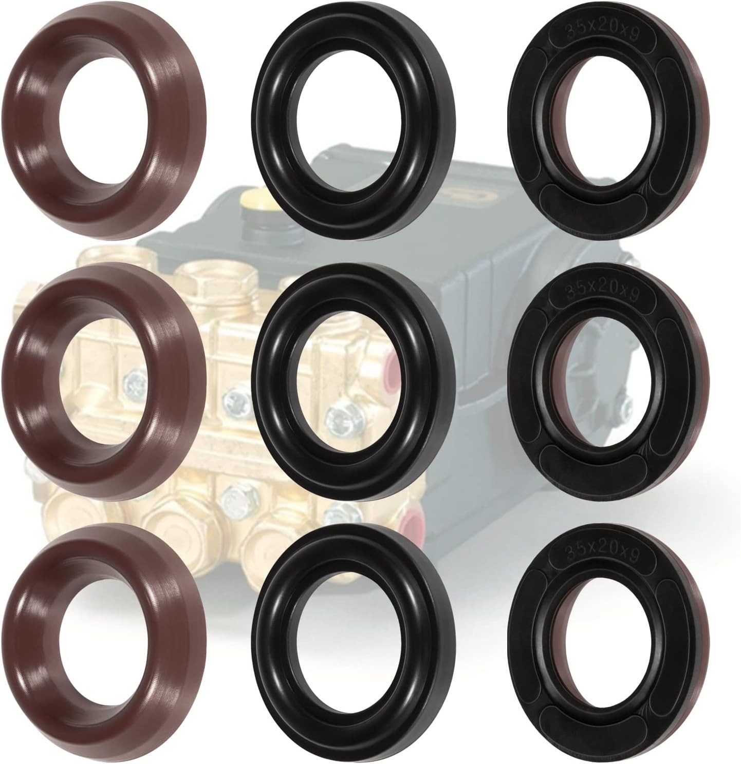 High-Quality Pump Rebuild Kit for 20mm Washers – Includes Essential Parts