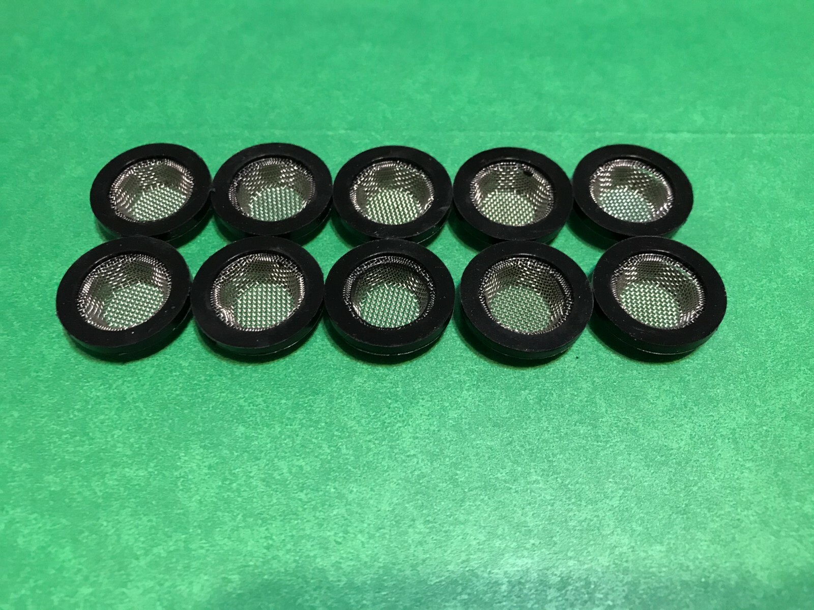 Silicone Rubber Standard Garden Hose Washer Seal With 304 SS- Filter (10 pack)