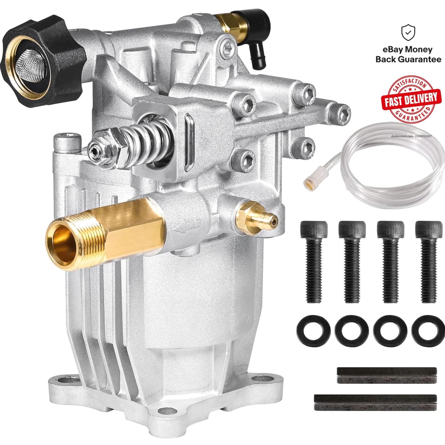 Effortless Cleaning: 3400 PSI Replacement Pump – Ideal for Gas Power Washers
