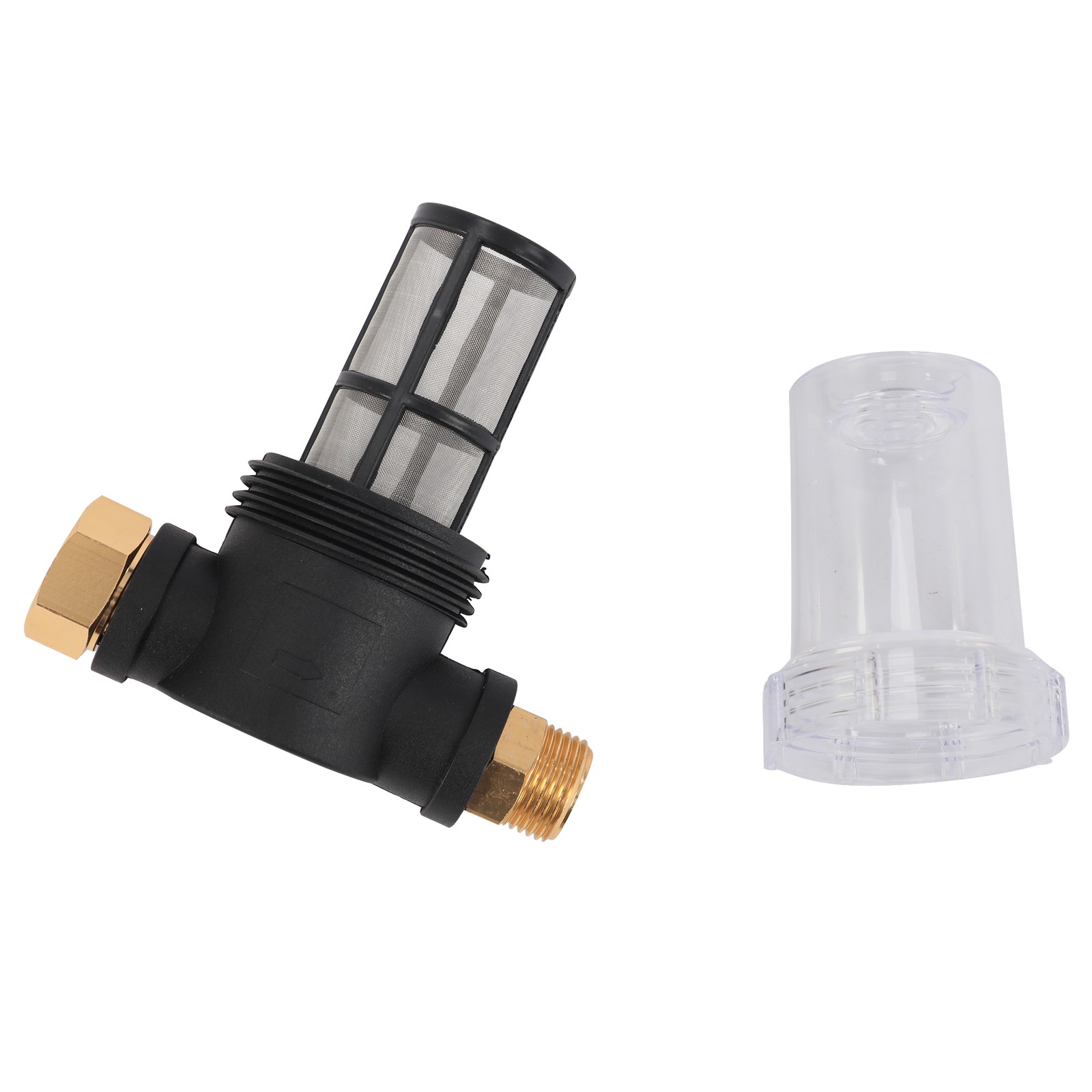 Garden Hose Inlet Filter Inline Water Pressure Washer Washing Machine Sediment