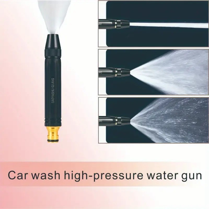 Larnto High Pressure Hose Nozzle Water Gun for Car Wash Garden Pressure Booster