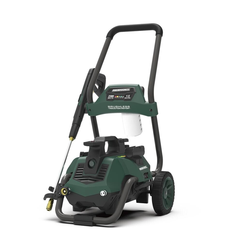 2300 PSI 1.5 GPM 13 Amp Corded Electric Pressure Washer 4 Spray Turbo Nozzle