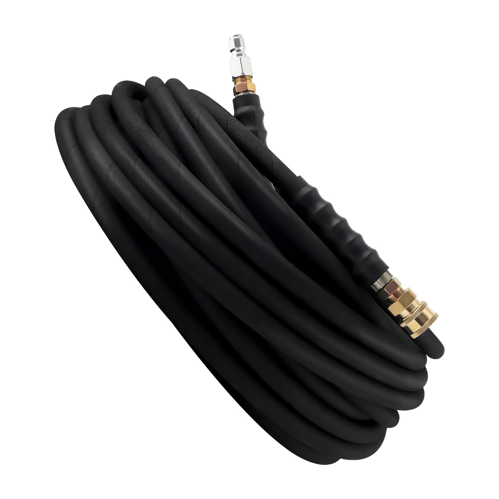 3/8″ x 6000psi 100ft HighTem Water Pressure Washer Hose Leak-Proof Quick Connect