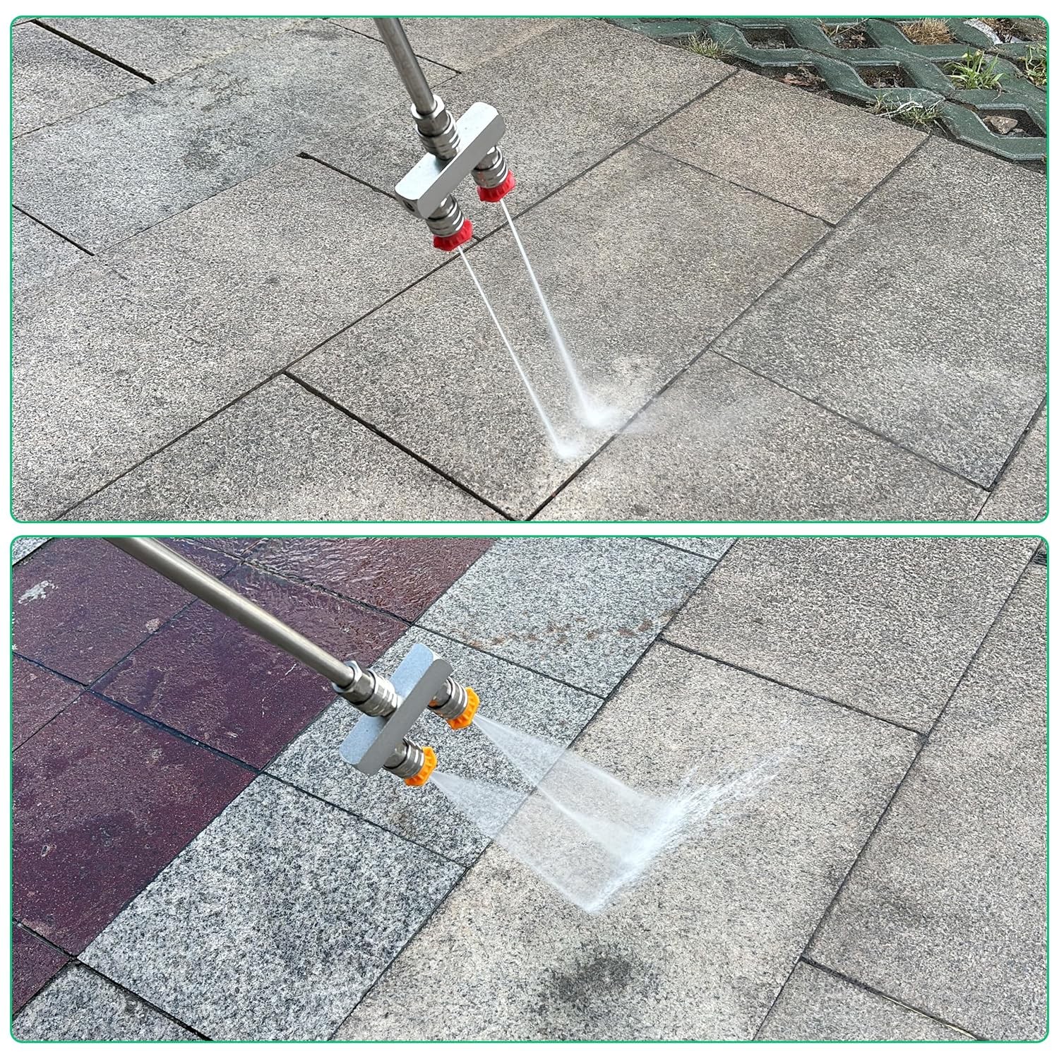 2-in-1 Pressure Washer Tips, Dual Pressure Washer Nozzle Tip with 8 Power Washer