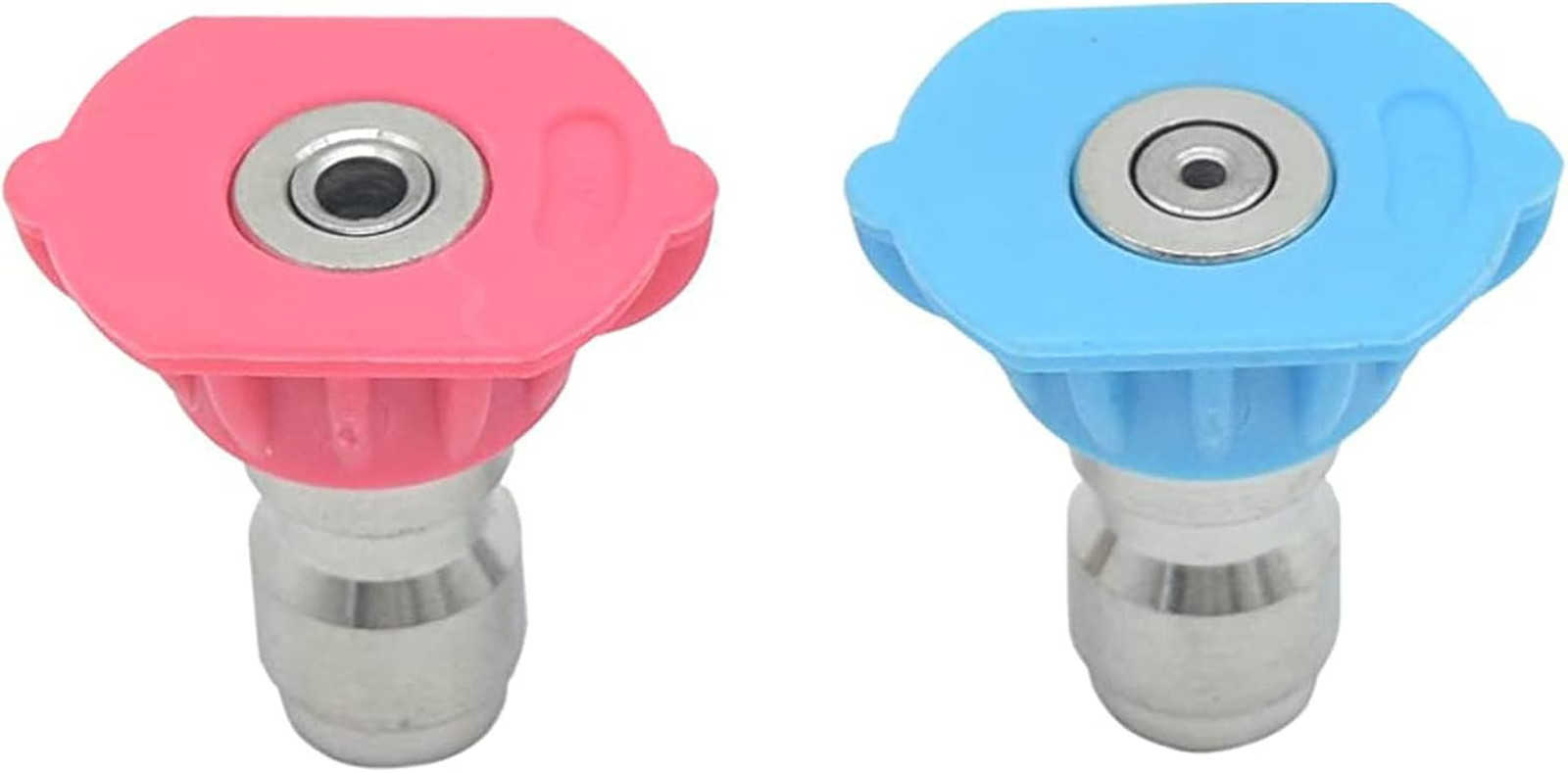 Onyehn Second-Story Pressure Washer Spray Nozzle Tips, Quick Connect, 4000PSI