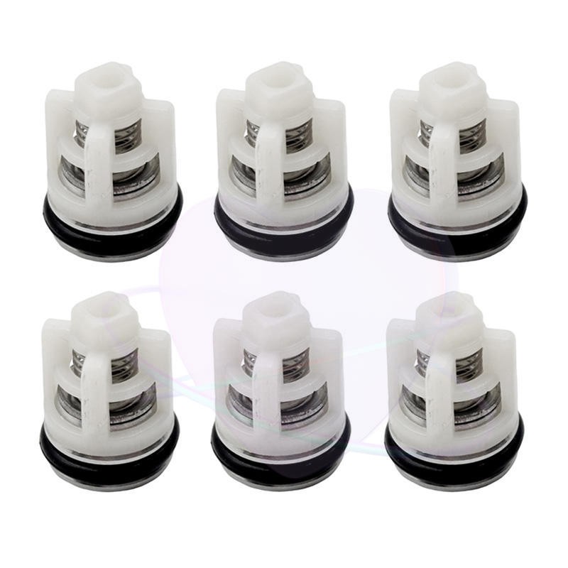 6x Check Valve Repair Kit For Washer Pump Universal OD: 12.6mm Length: 16.5mm