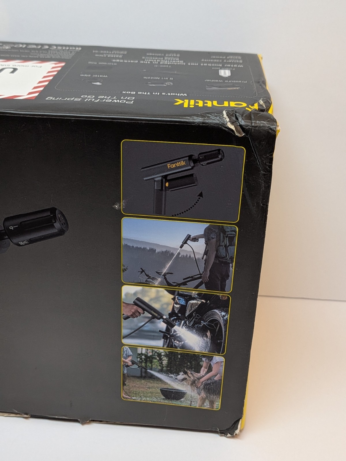 Fanttik K100 Flip Portable Pressure Washer Cordless Sprayer Foldable Compact NEW