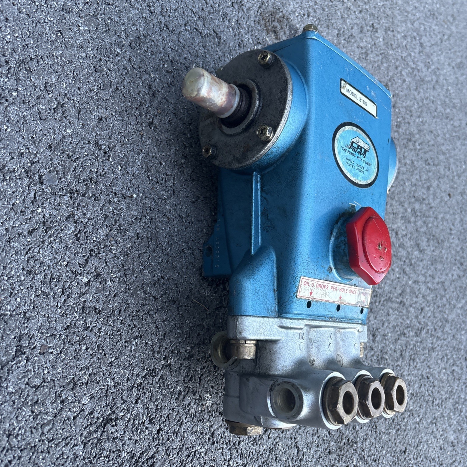Cat Model 31DS Cat Pump Pressure Washer Car Wash Parts Only