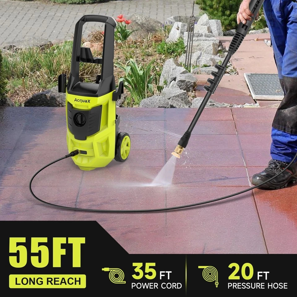 Electric Pressure Washer 4800 PSI 4.0 GPM Power Cleaning Machine Green