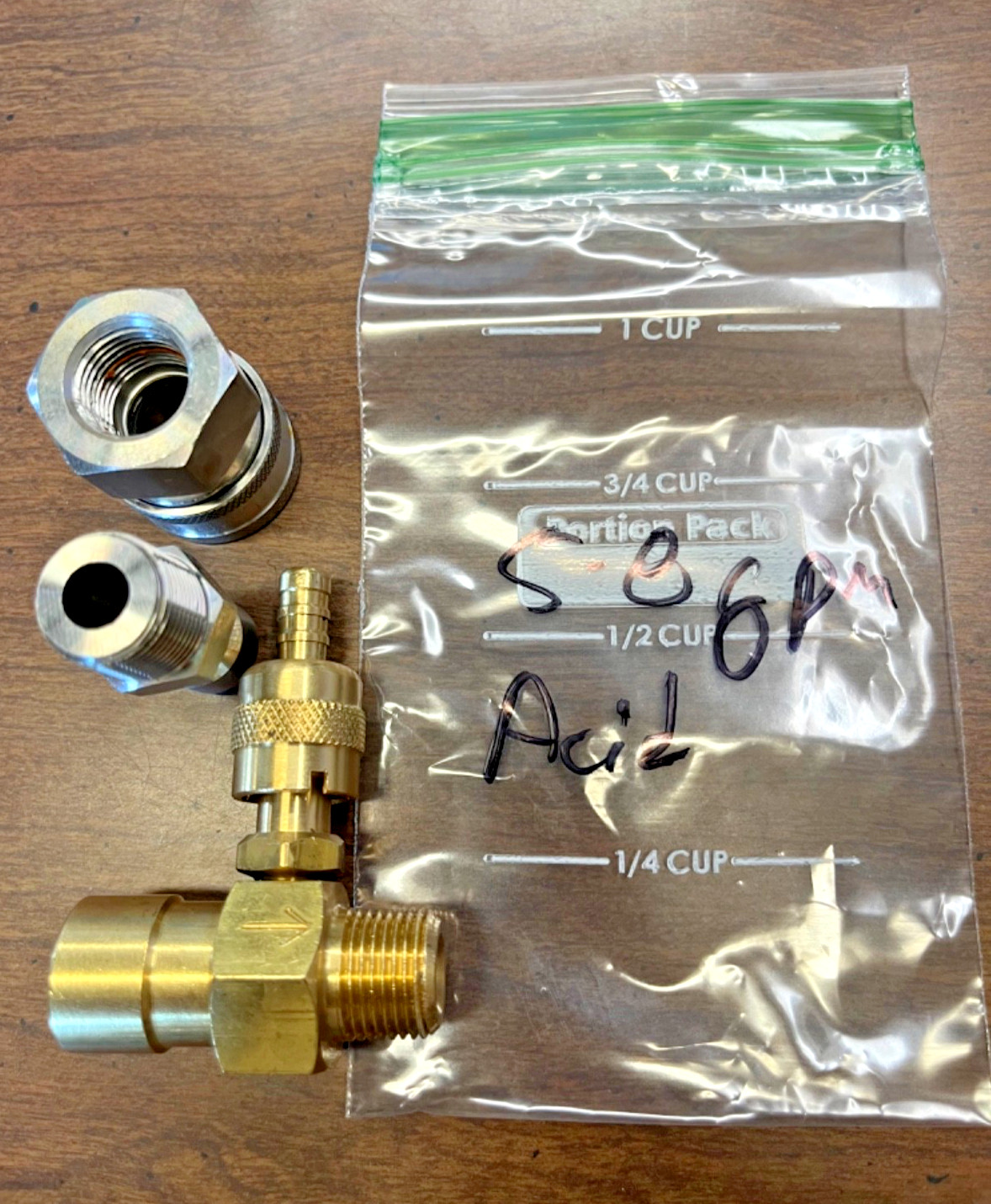 Pressure Washer ACID Downstream Chemical Injector 5-8gpm Adjustable Valve SS