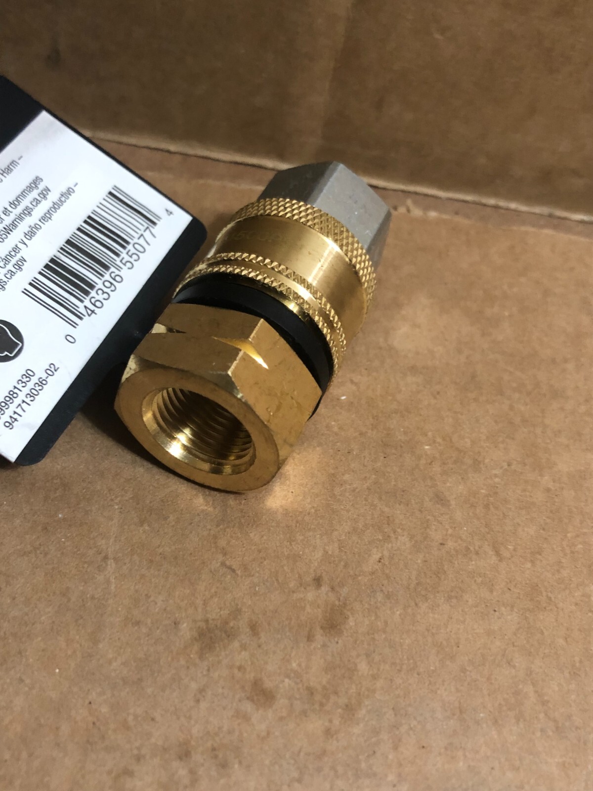 4-PACK POWERFIT 3/8″ MALE QUICK-CONNECT X FEM NPT KIT AP31037B, PRESSURE WASHER