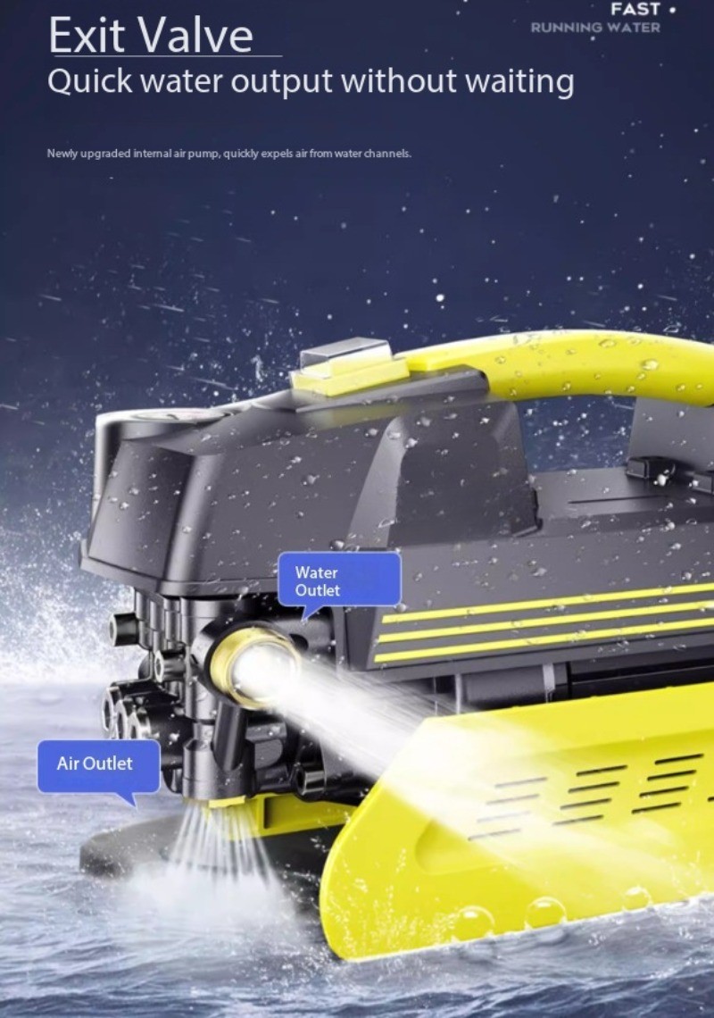 High-pressure Car Wash Machine, High-powered Portable Water Pump for Home Use