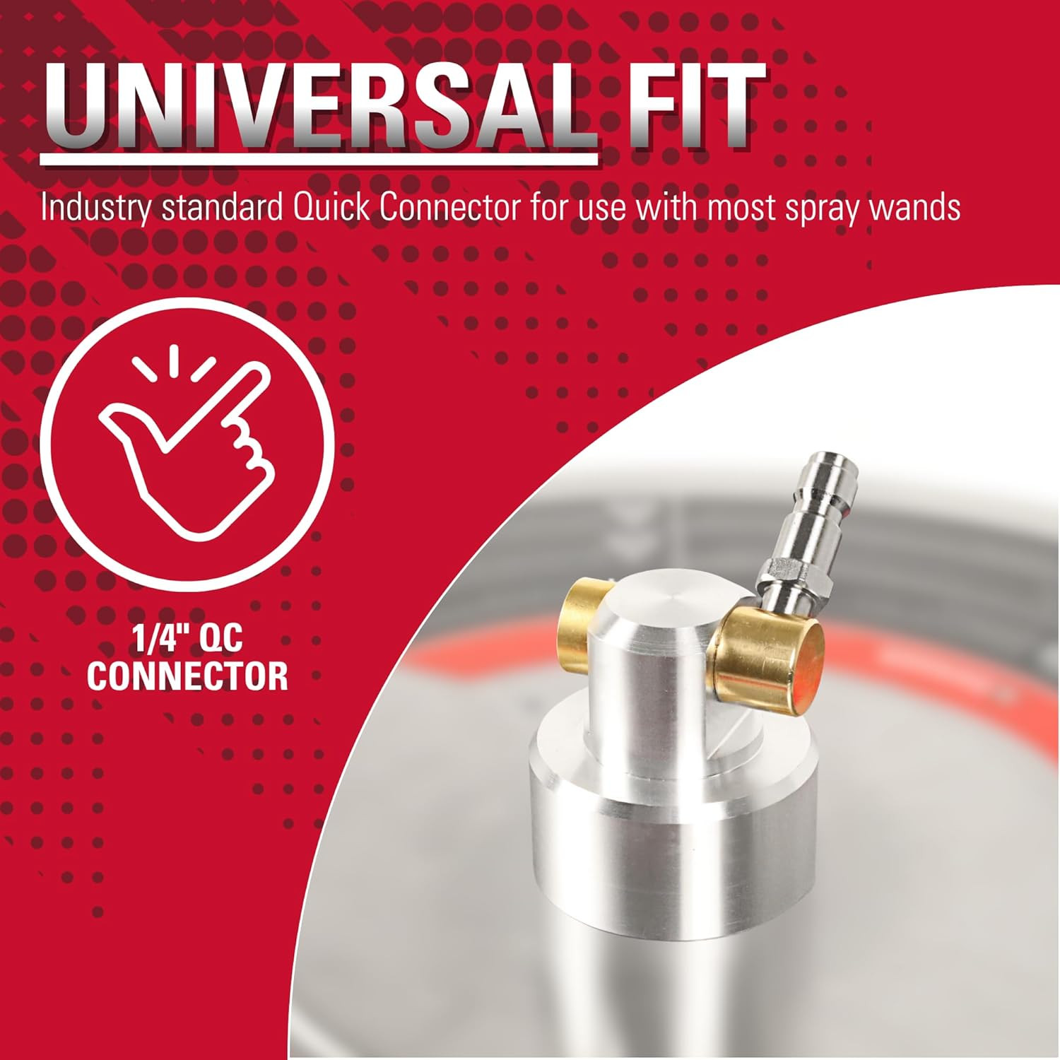 Cleaning Universal 16.5″ Pressure Washer Surface Cleaner, Stainless Steel, for G
