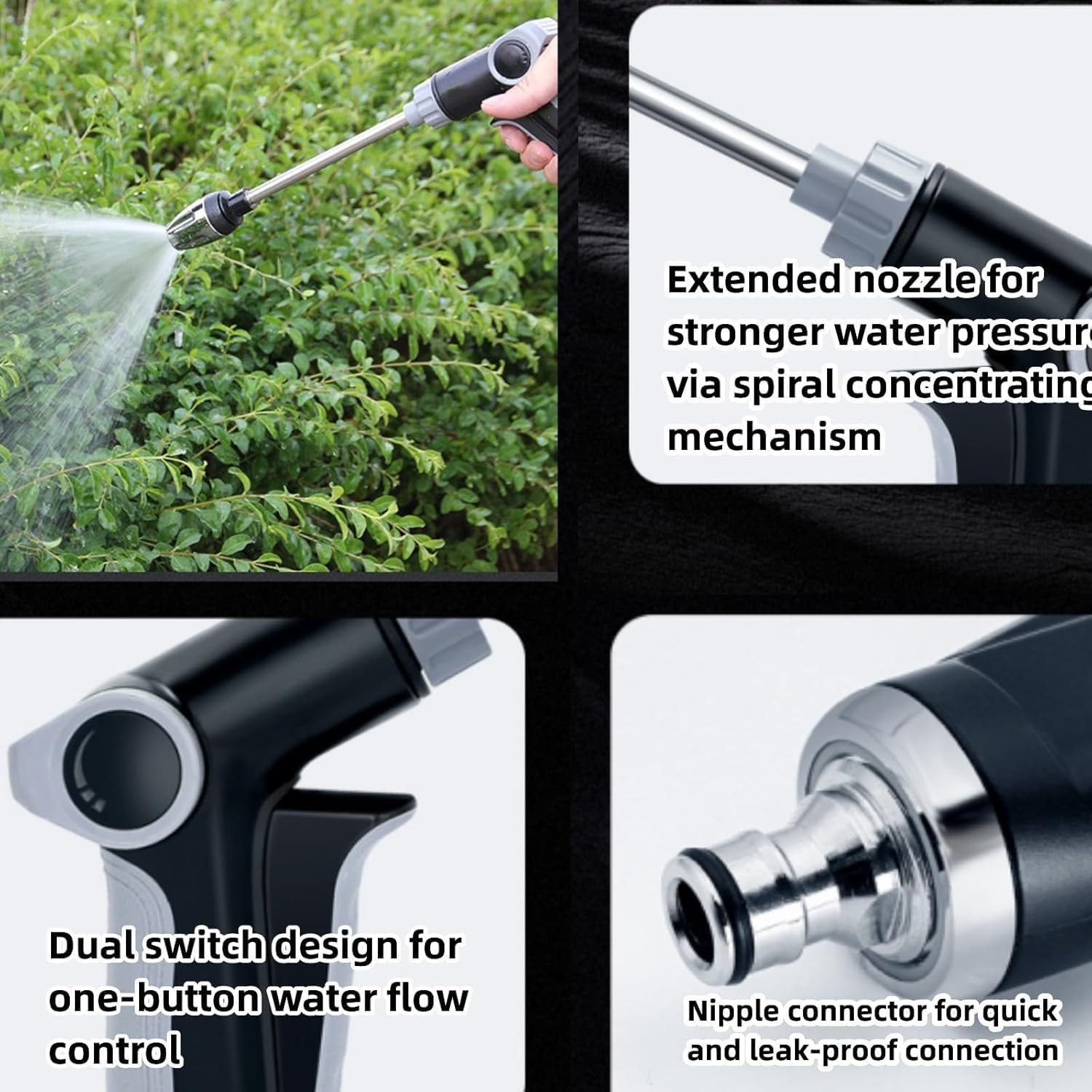 Aquoxis Cordless Cleaning Device Converts Garden Hose to Pressure Washer NEW