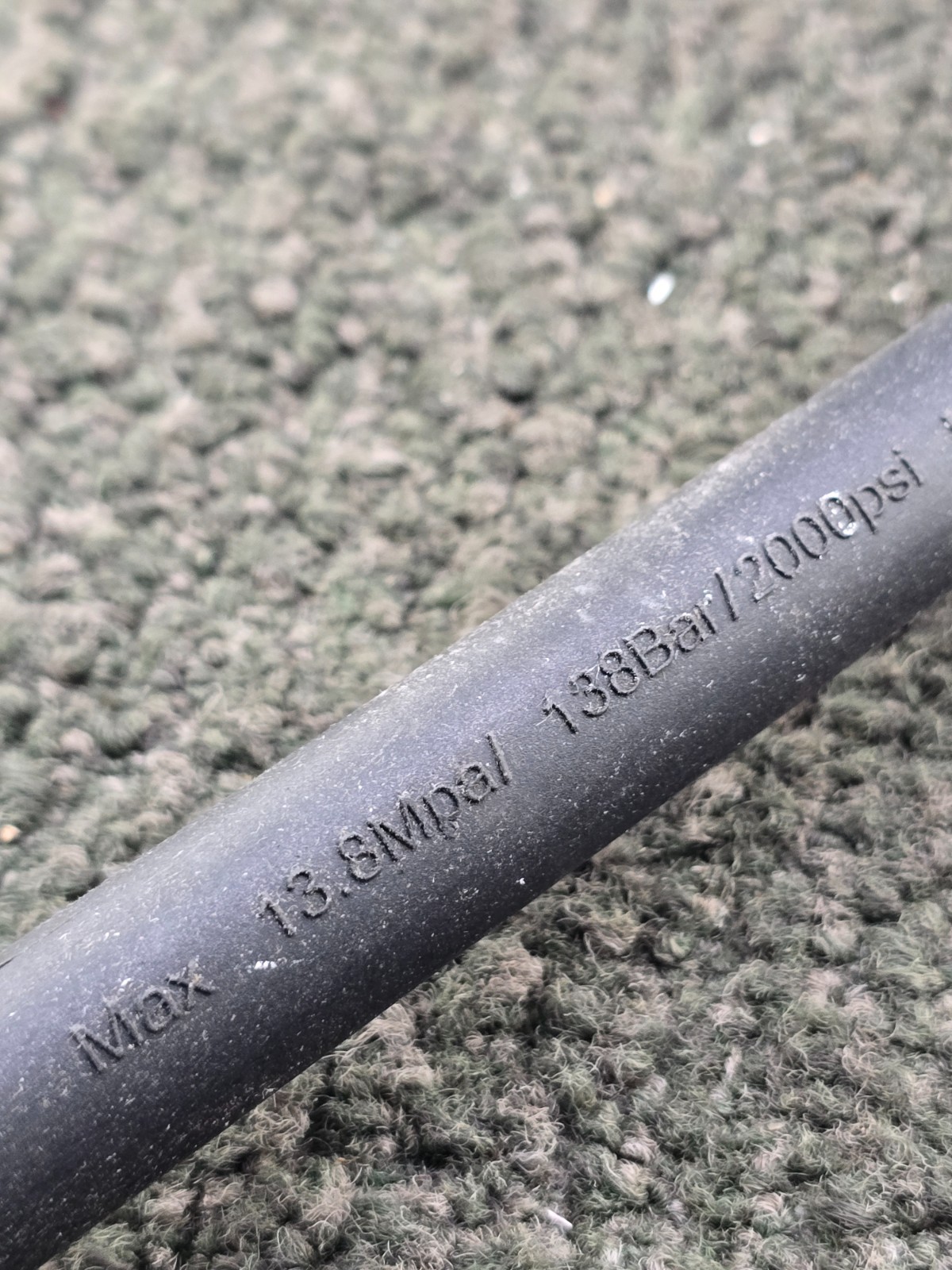 Pressure Washer Wand Black Replacement 2000psi / 138bar / 13.8Mpa 140°F (60°C)